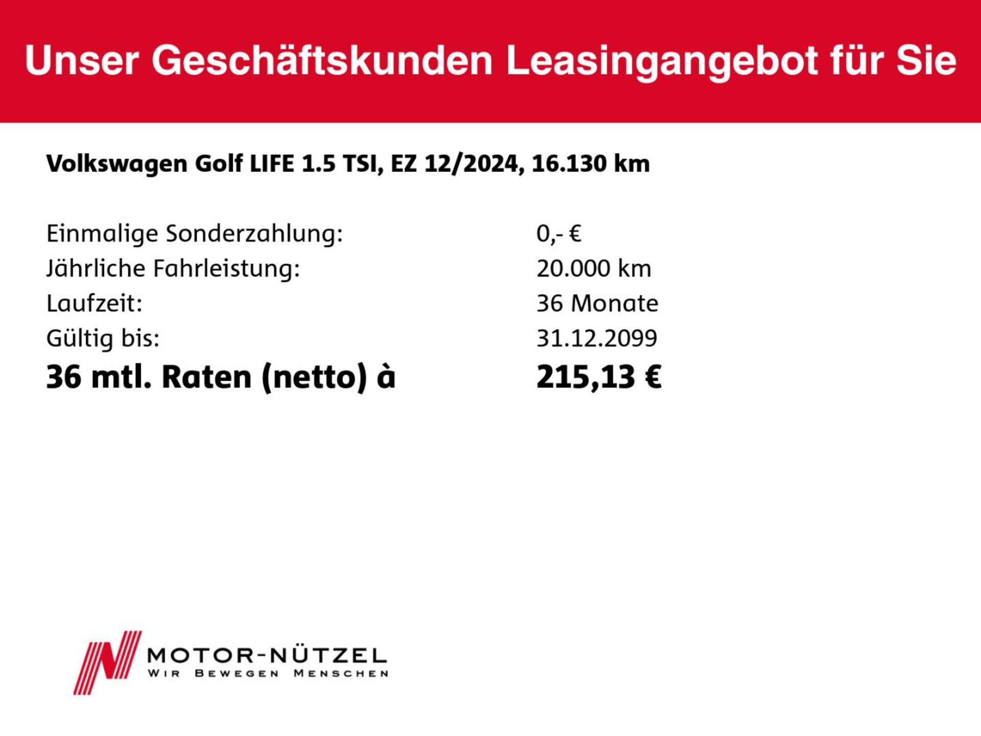 Volkswagen Golf Life