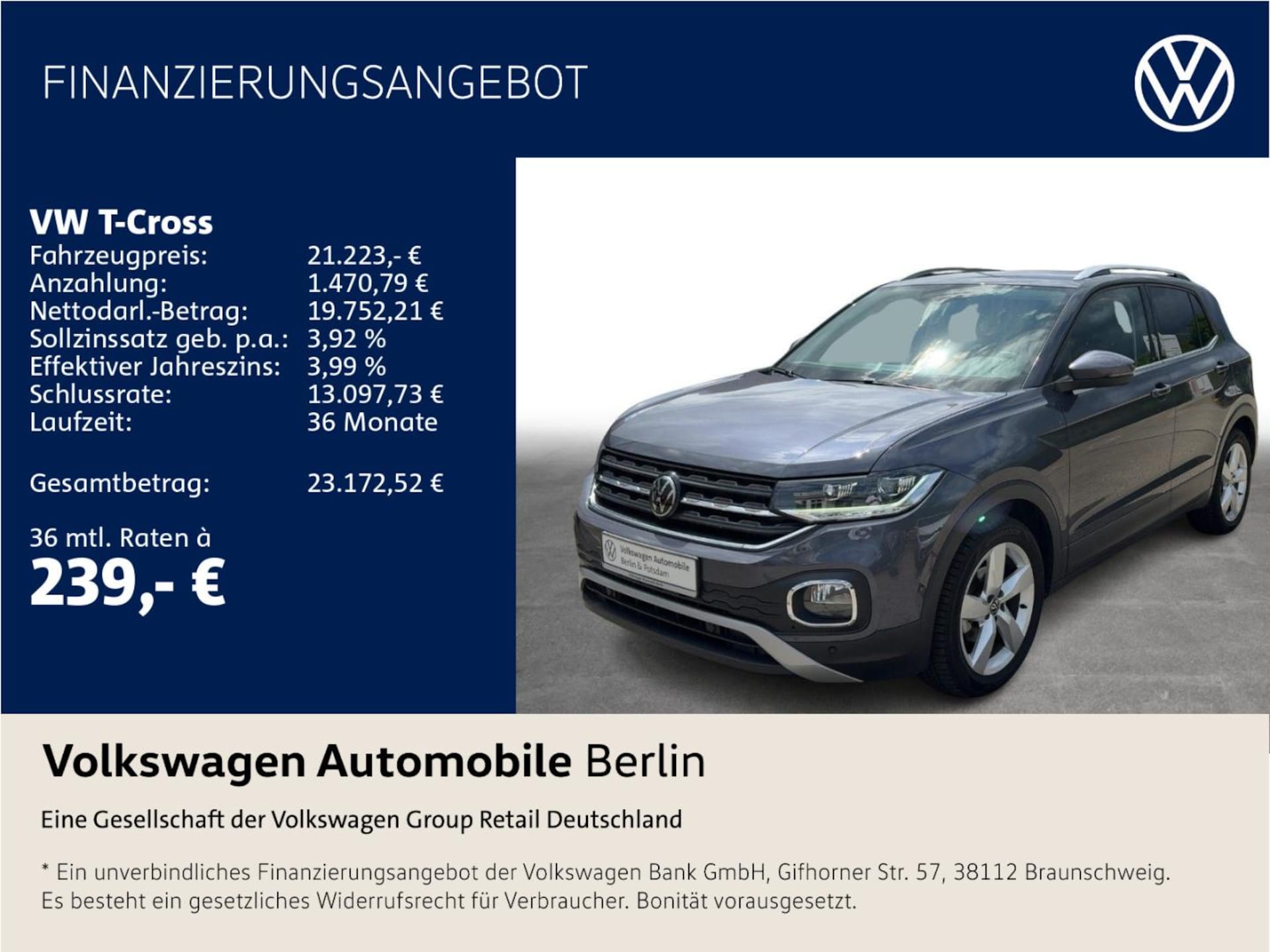 Volkswagen T-Cross Style