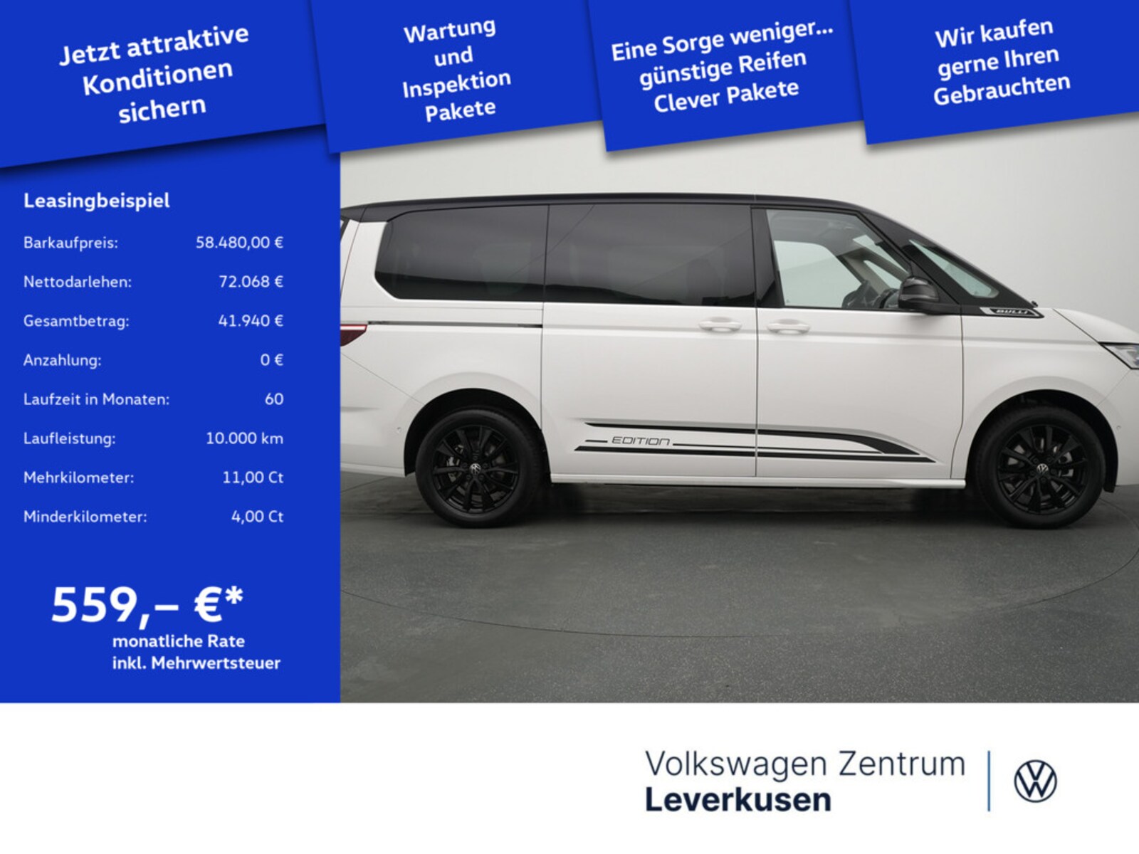 Volkswagen Multivan Langversion – Bild 2
