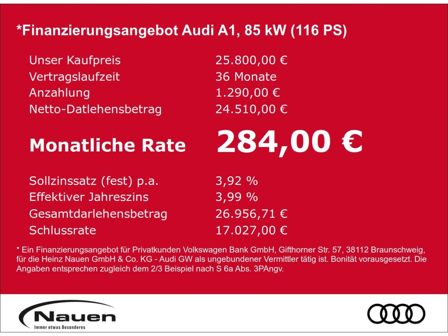 Bild über Audi A1 allstreet 30 TFSI S tronic - für weitere Informationen kontaktieren Sie den Audi Partner