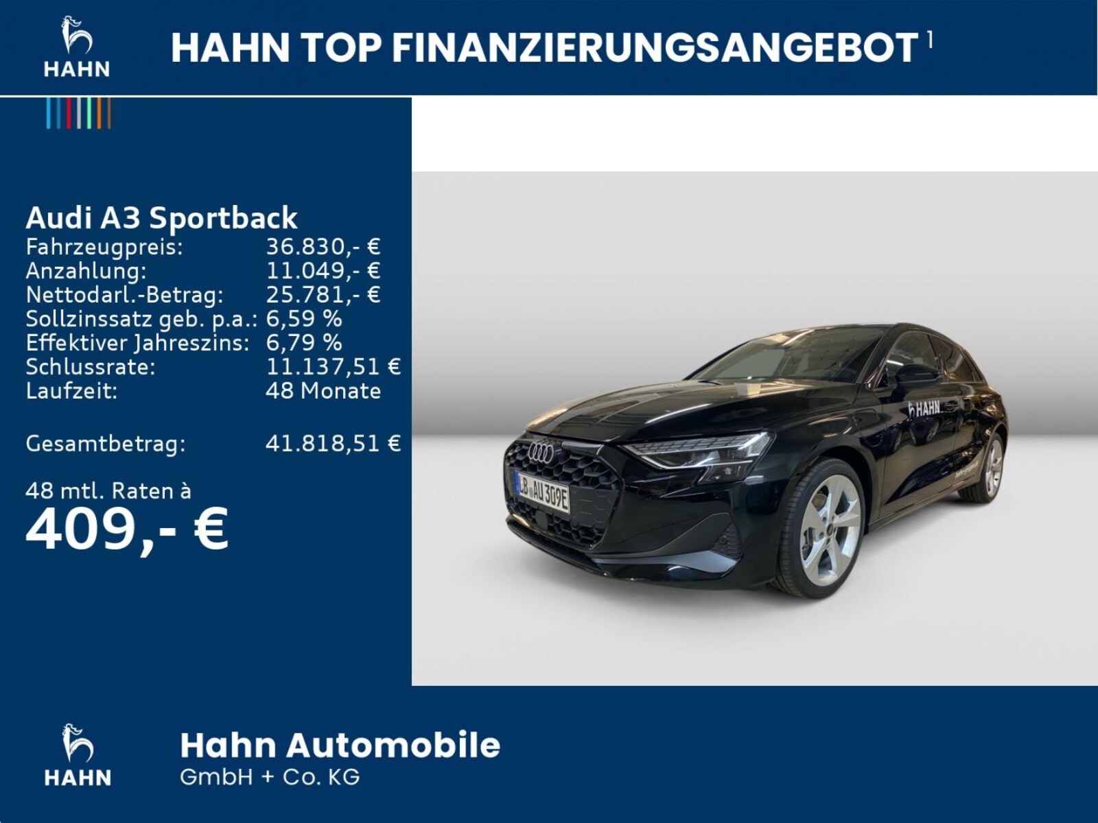 Audi A3 Sportback – Bild 2