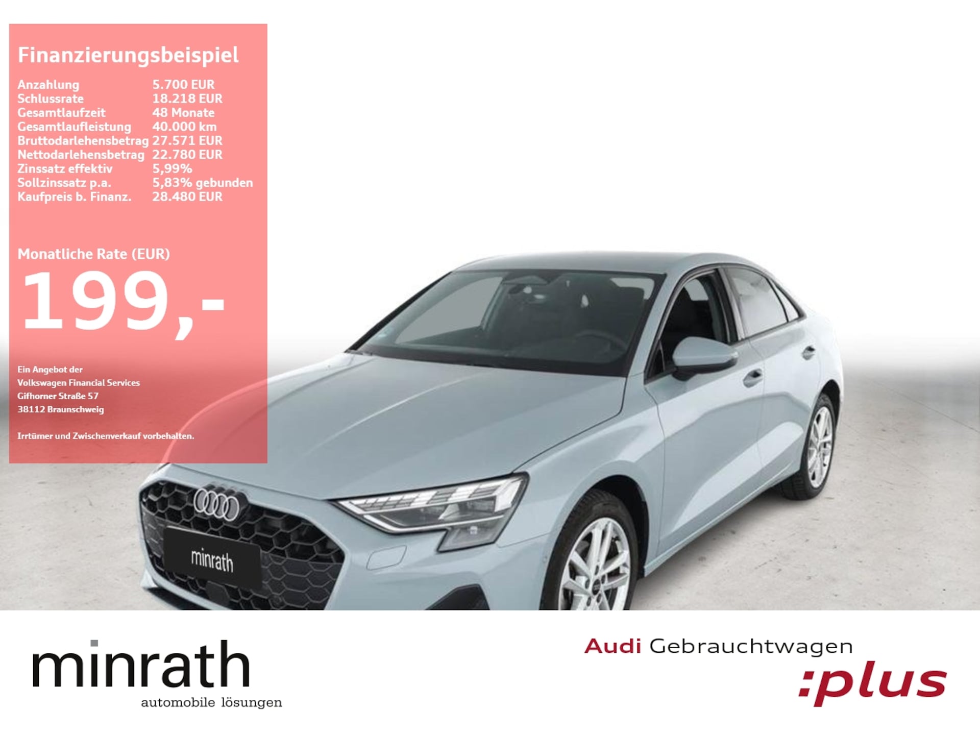 Audi A3 Limousine advanced