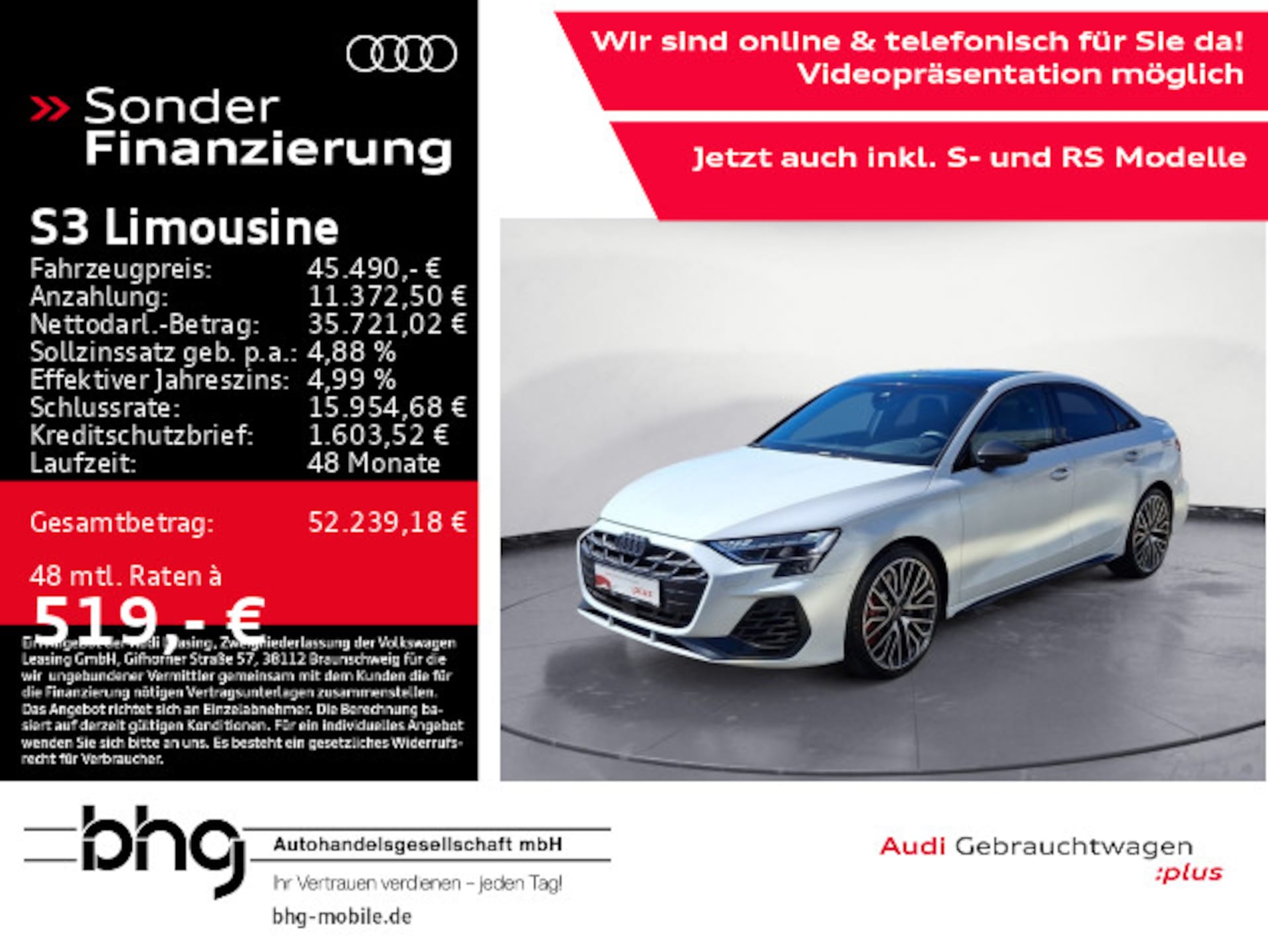 Audi S3 Limousine