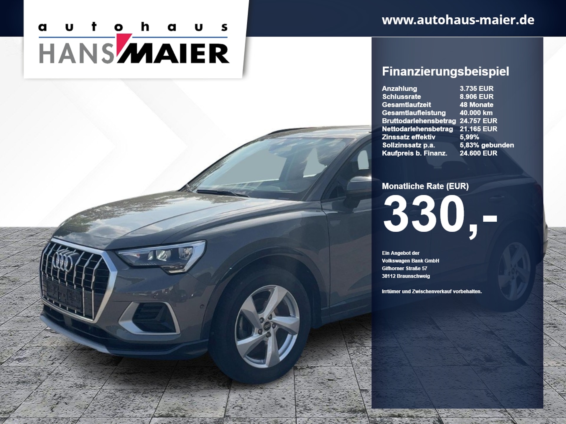 Audi Q3 SUV advanced