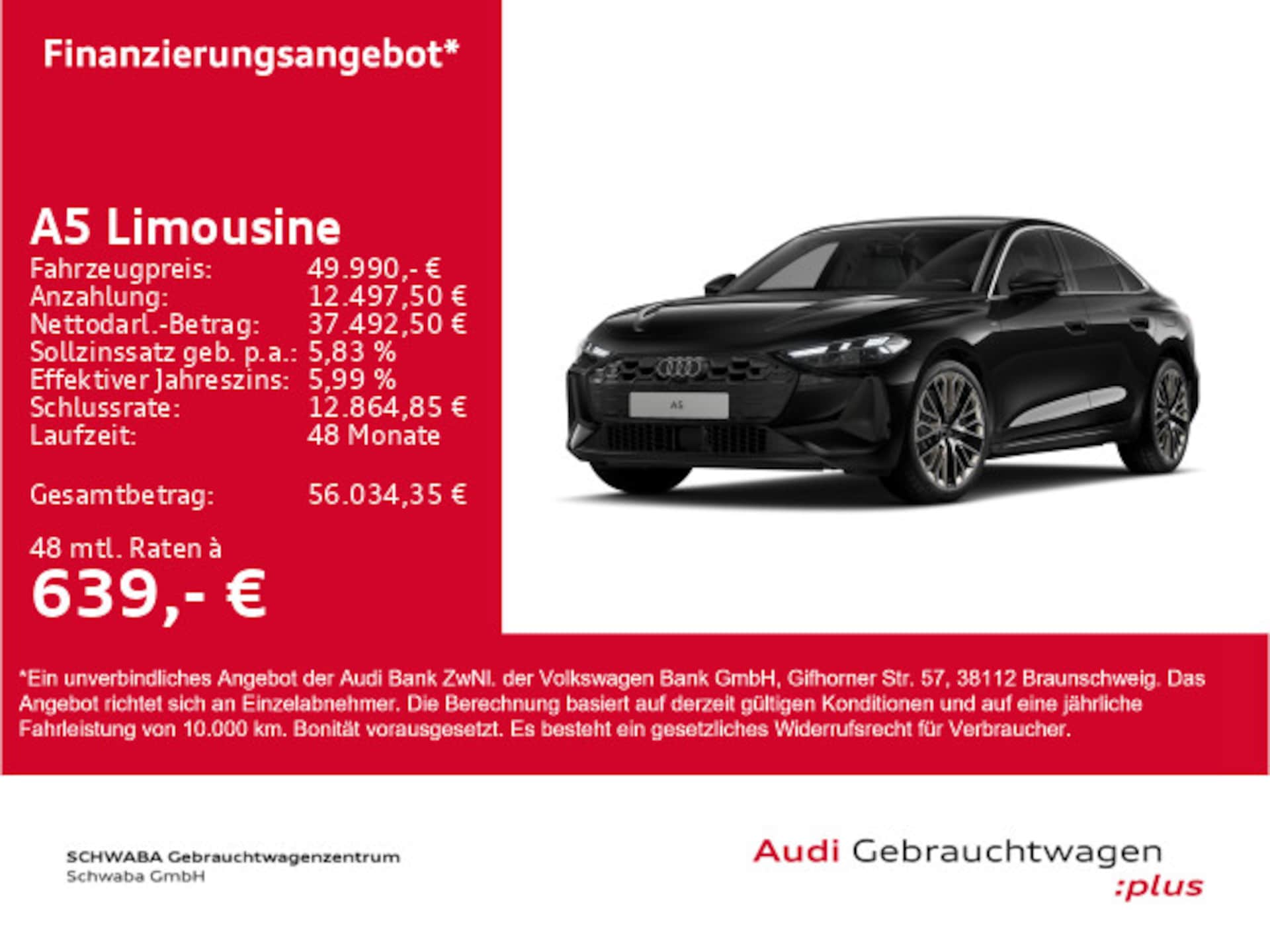 Audi A5 Limousine e-hybrid
