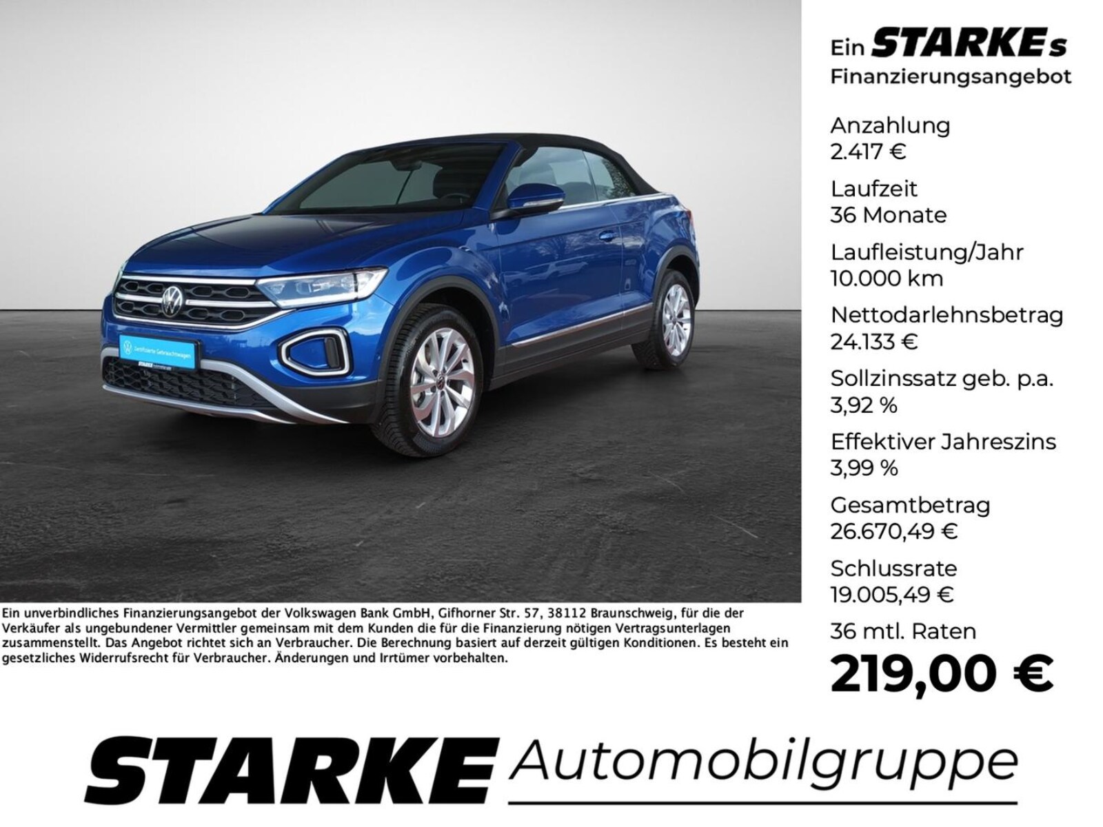 Volkswagen T-Roc Cabriolet