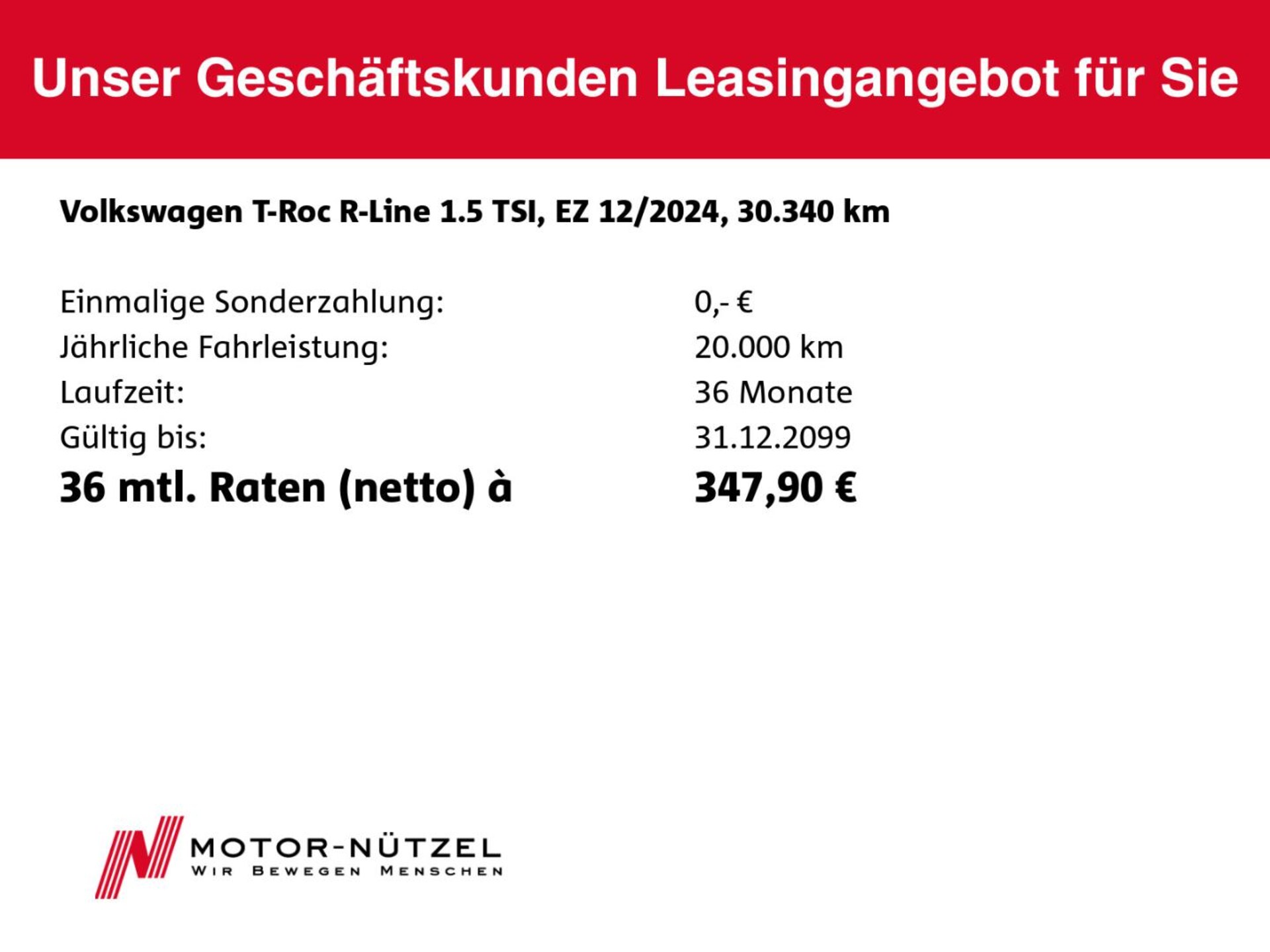 Volkswagen T-Roc R-Line