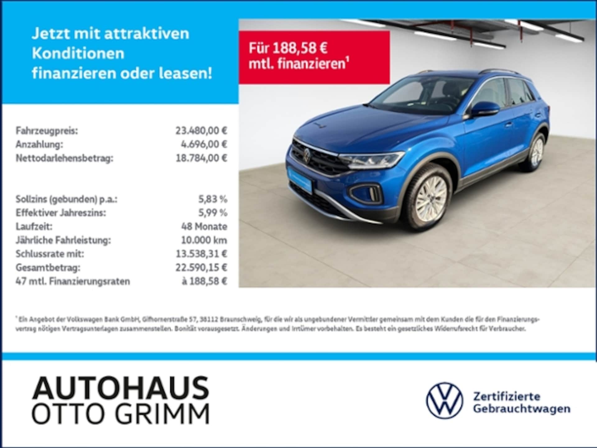 Volkswagen T-Roc Life