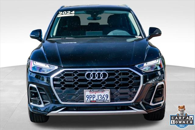 Certified 2024 Audi Q5 Premium with VIN WA1G2AFY5R2120710 for sale in Mission Viejo, CA