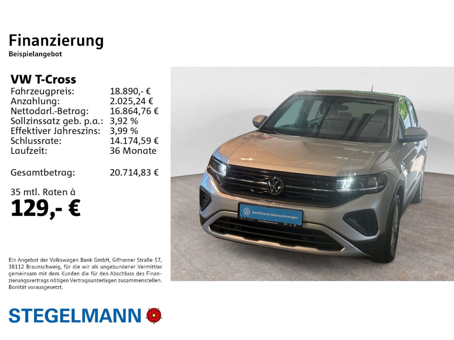 Volkswagen T-Cross Basis-Modell
