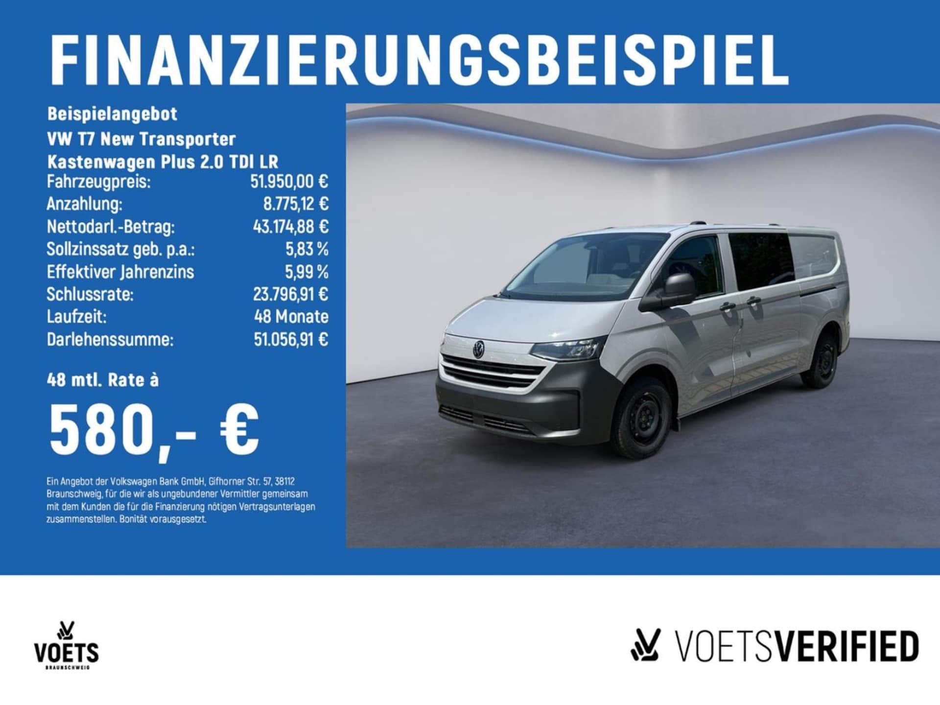 Volkswagen Transporter Kasten langer Radstand Plus