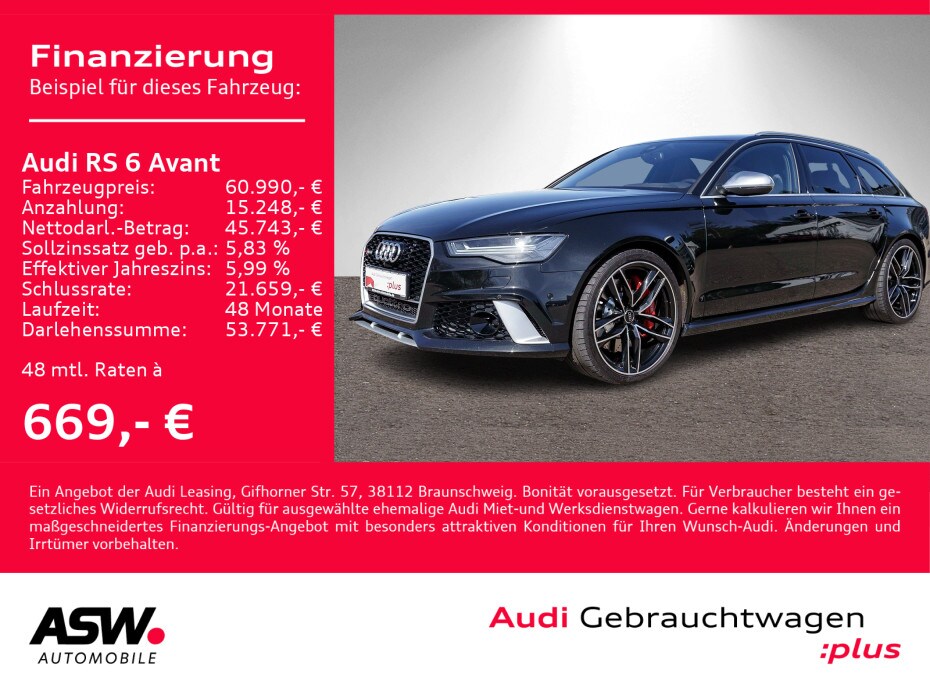 Image about Audi RS 6 Avant RS 6 Avant performance 4.0 TFSI quattro 445(605) kW(PS) 8-stufig tiptronic