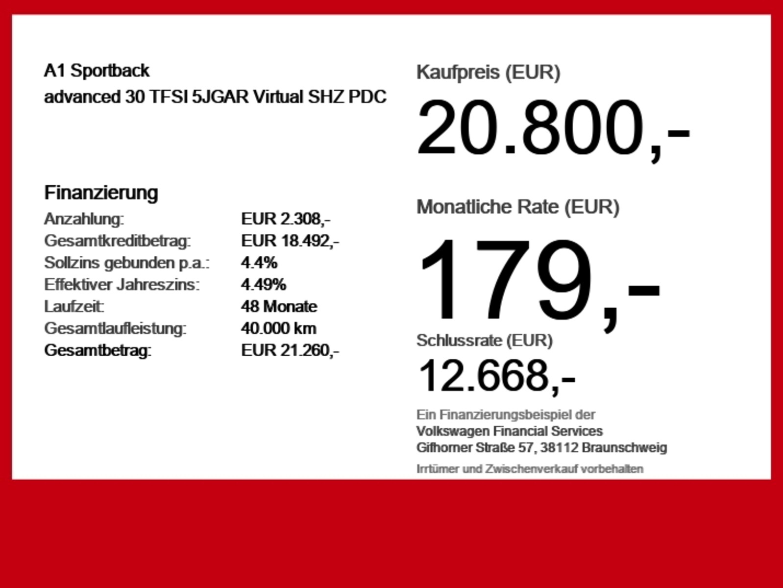 Audi A1 Sportback – Bild 6
