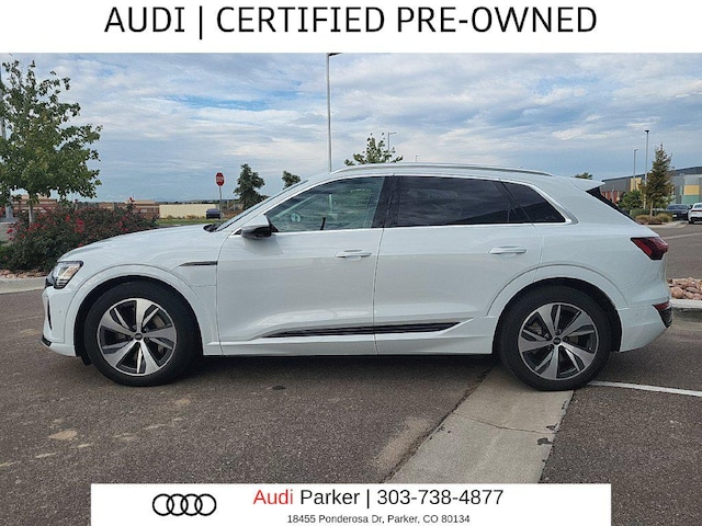 Certified 2024 Audi Q8 e-tron Premium Plus with VIN WA15AAGE1RB007299 for sale in Parker, CO