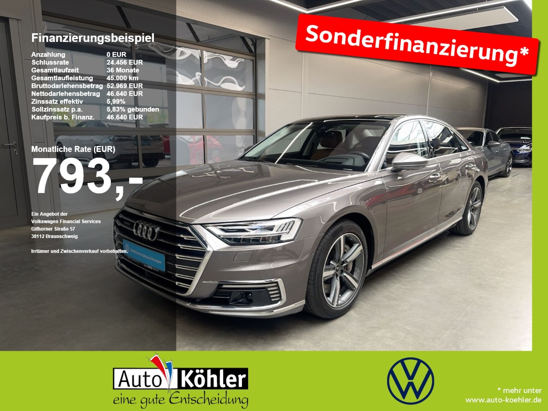 Audi A8 TFSI e
