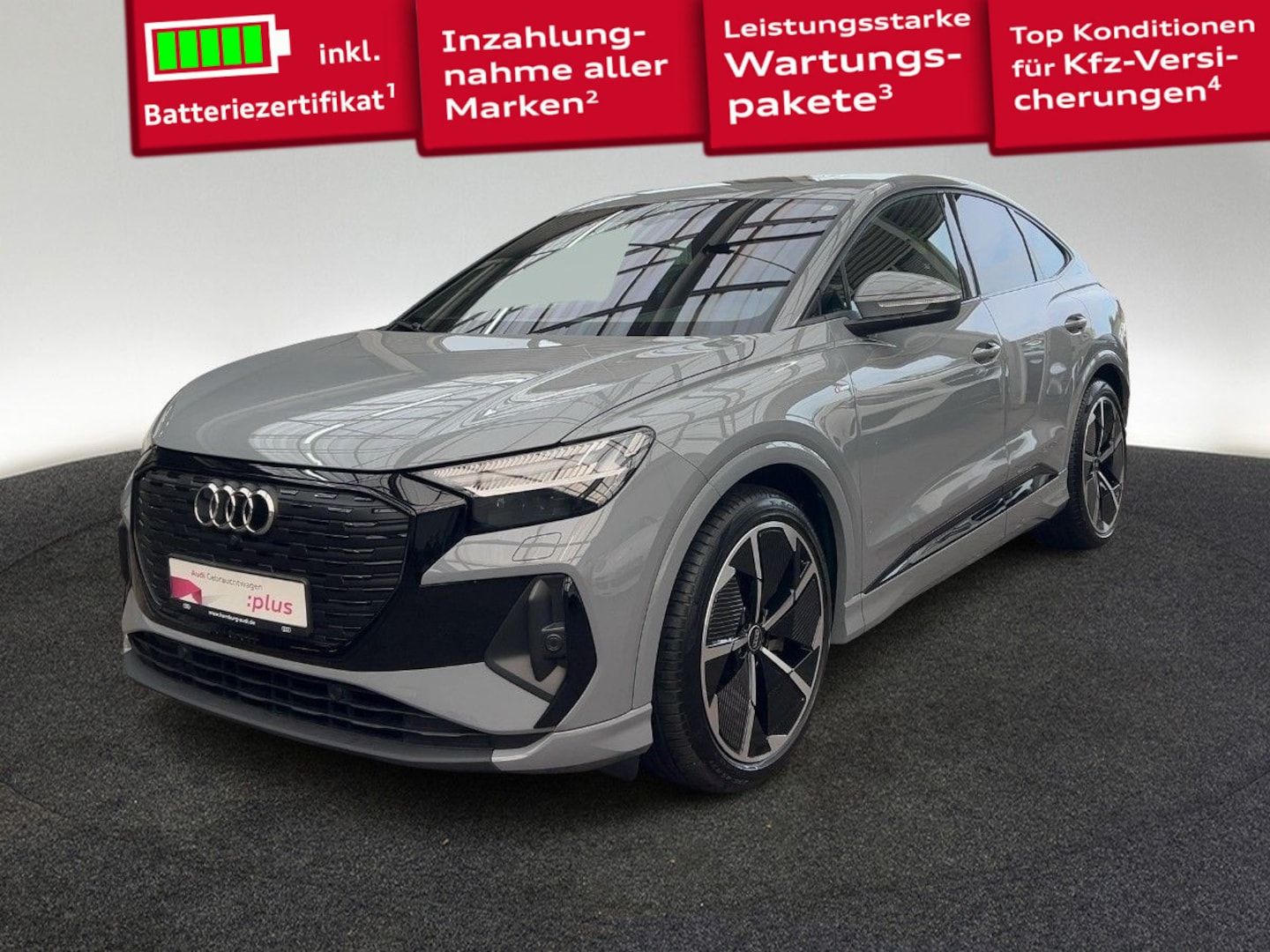 Bild über Audi Q4 Sportback e-tron 50 e-tron quattro - für weitere Informationen kontaktieren Sie den Audi Partner