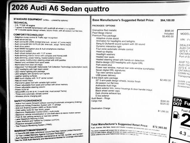 2026 Audi A6 Premium Plus - Photo 32