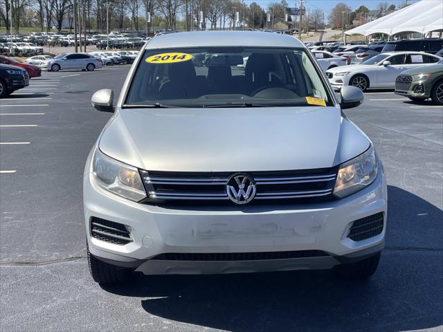 Used 2014 Volkswagen Tiguan S with VIN WVGAV3AX6EW607989 for sale in Greenville, SC