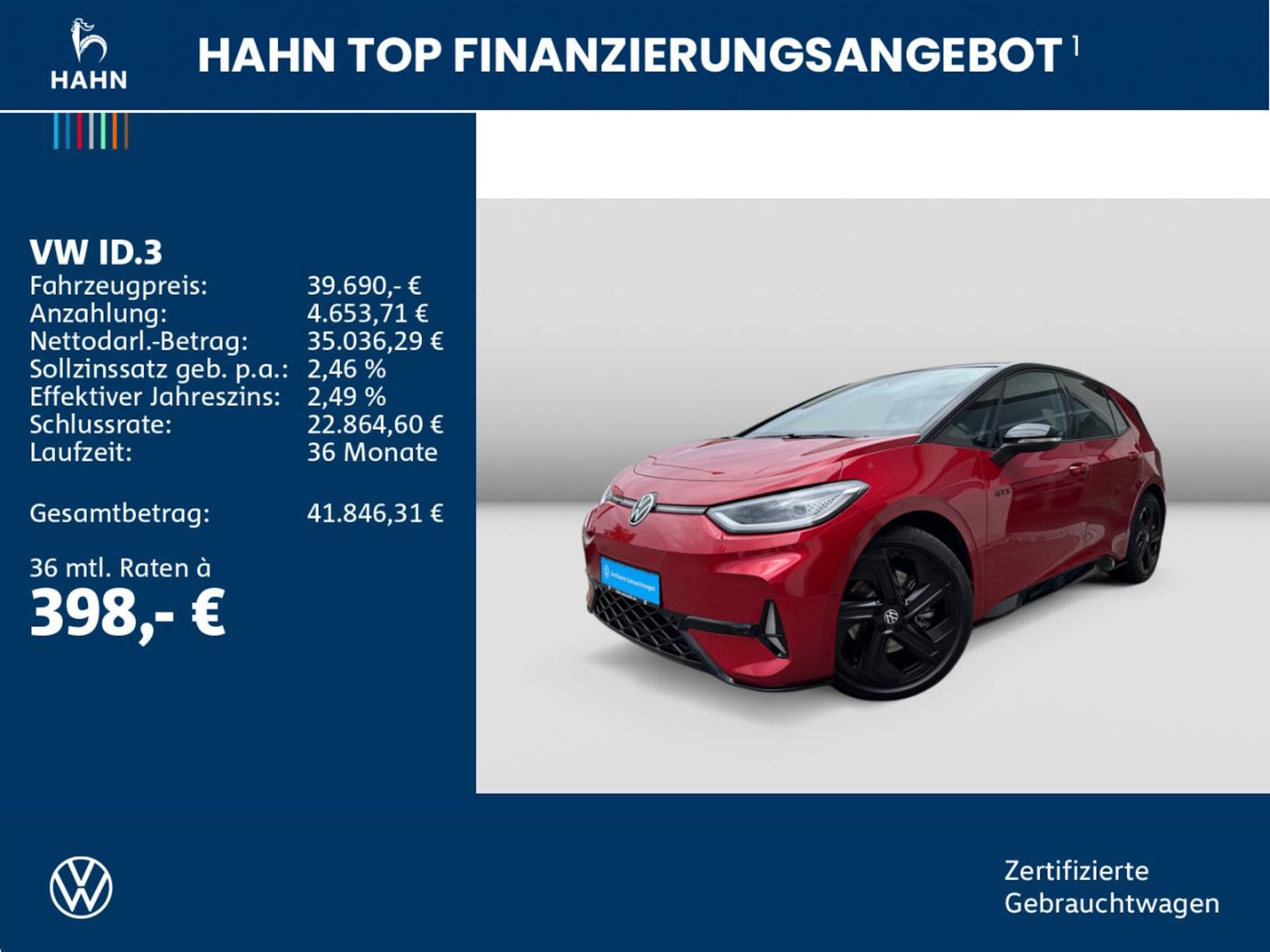 Volkswagen ID.3 GTX Performance