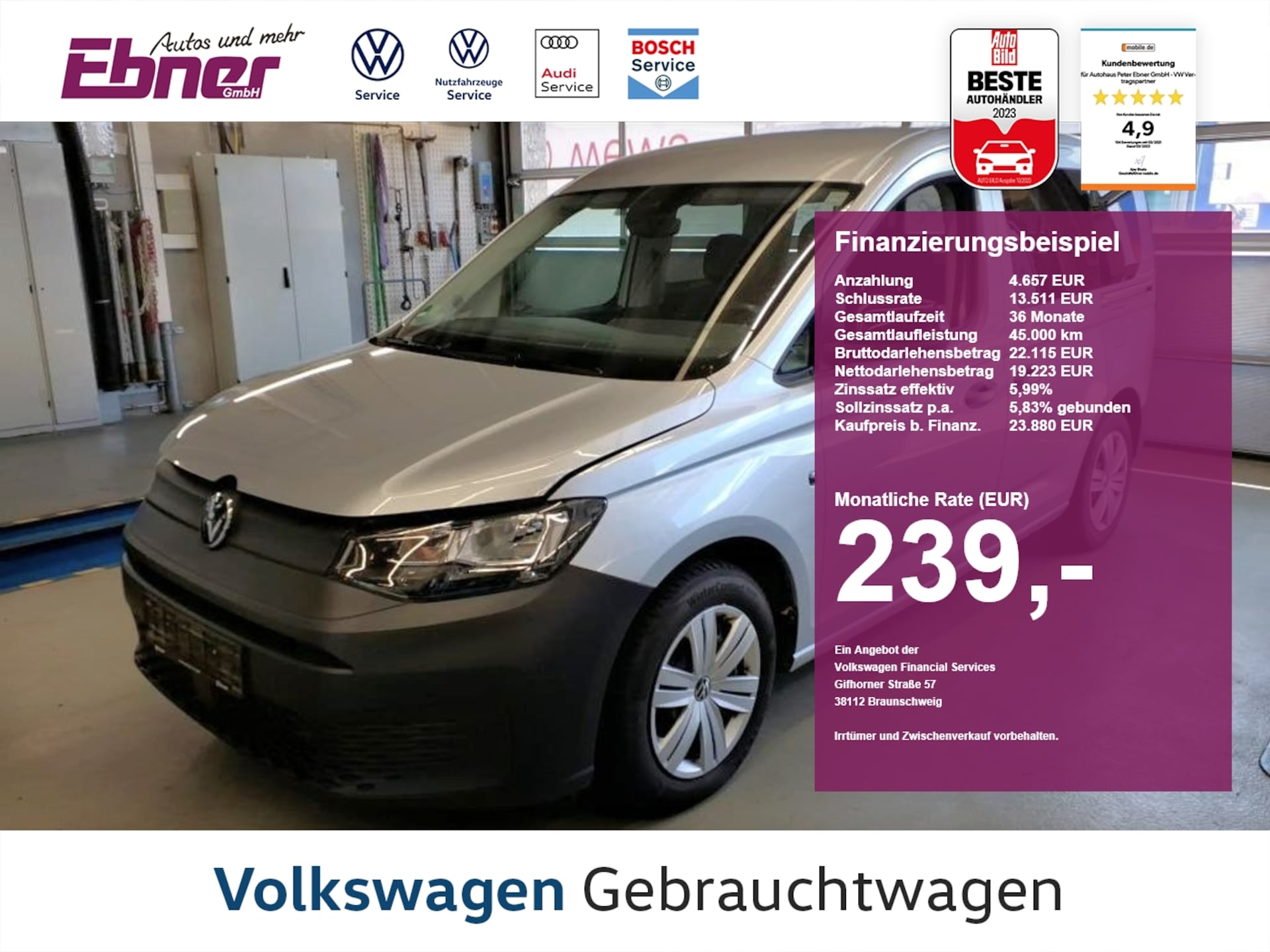Volkswagen Caddy Basis-Modell