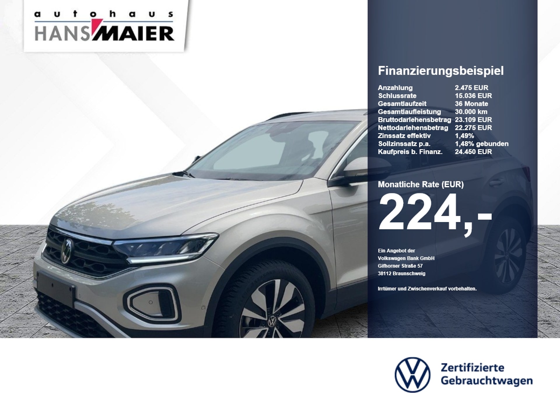 Volkswagen T-Roc Life
