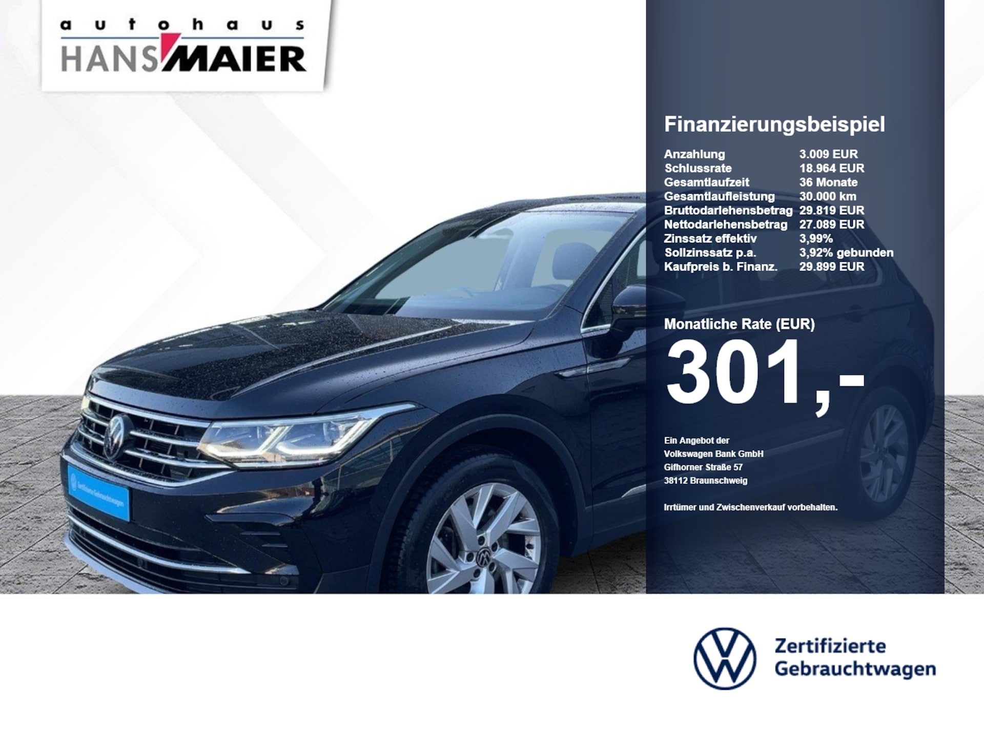 Volkswagen Tiguan Elegance