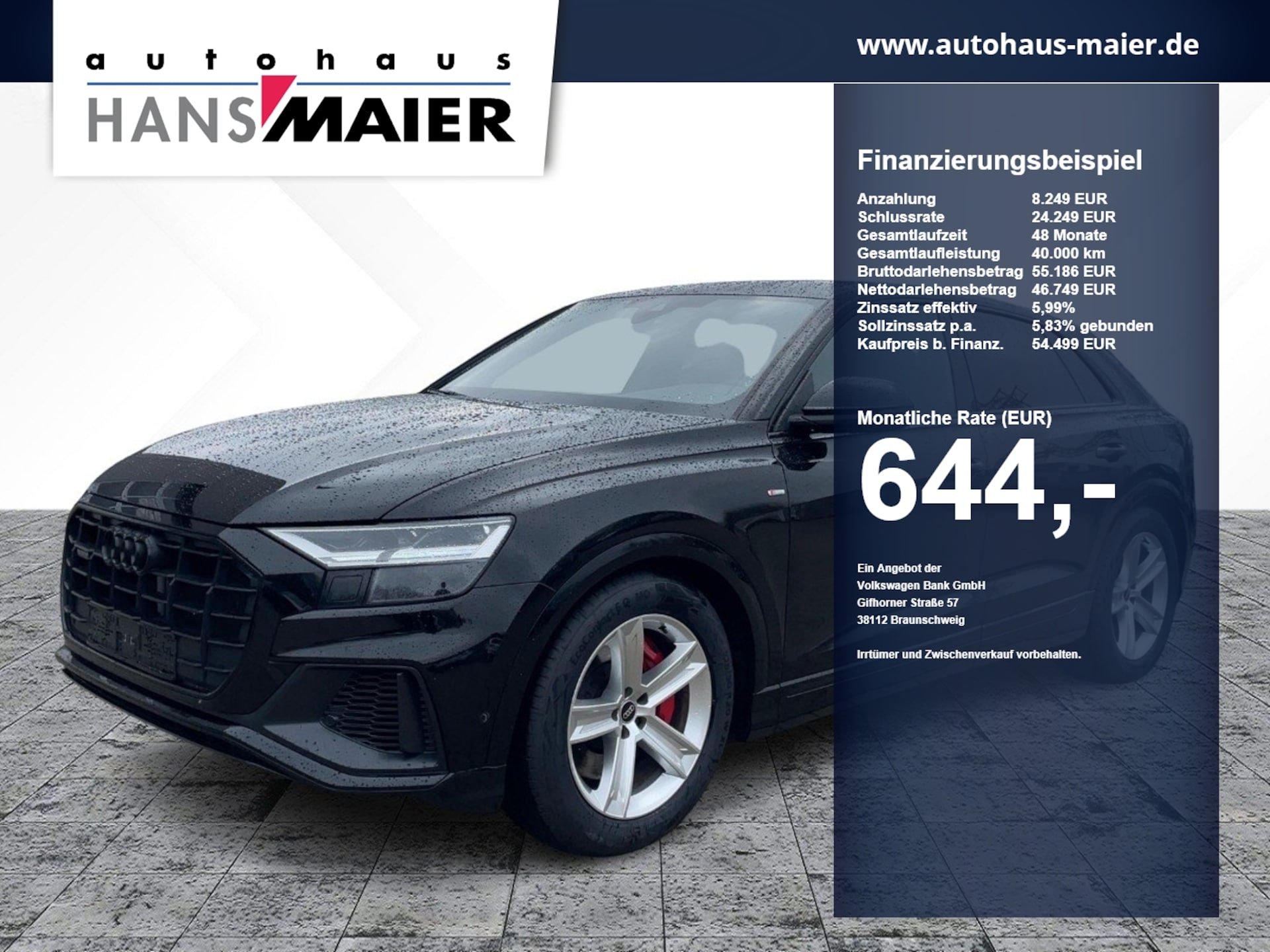 Audi Q8 SUV TFSI e