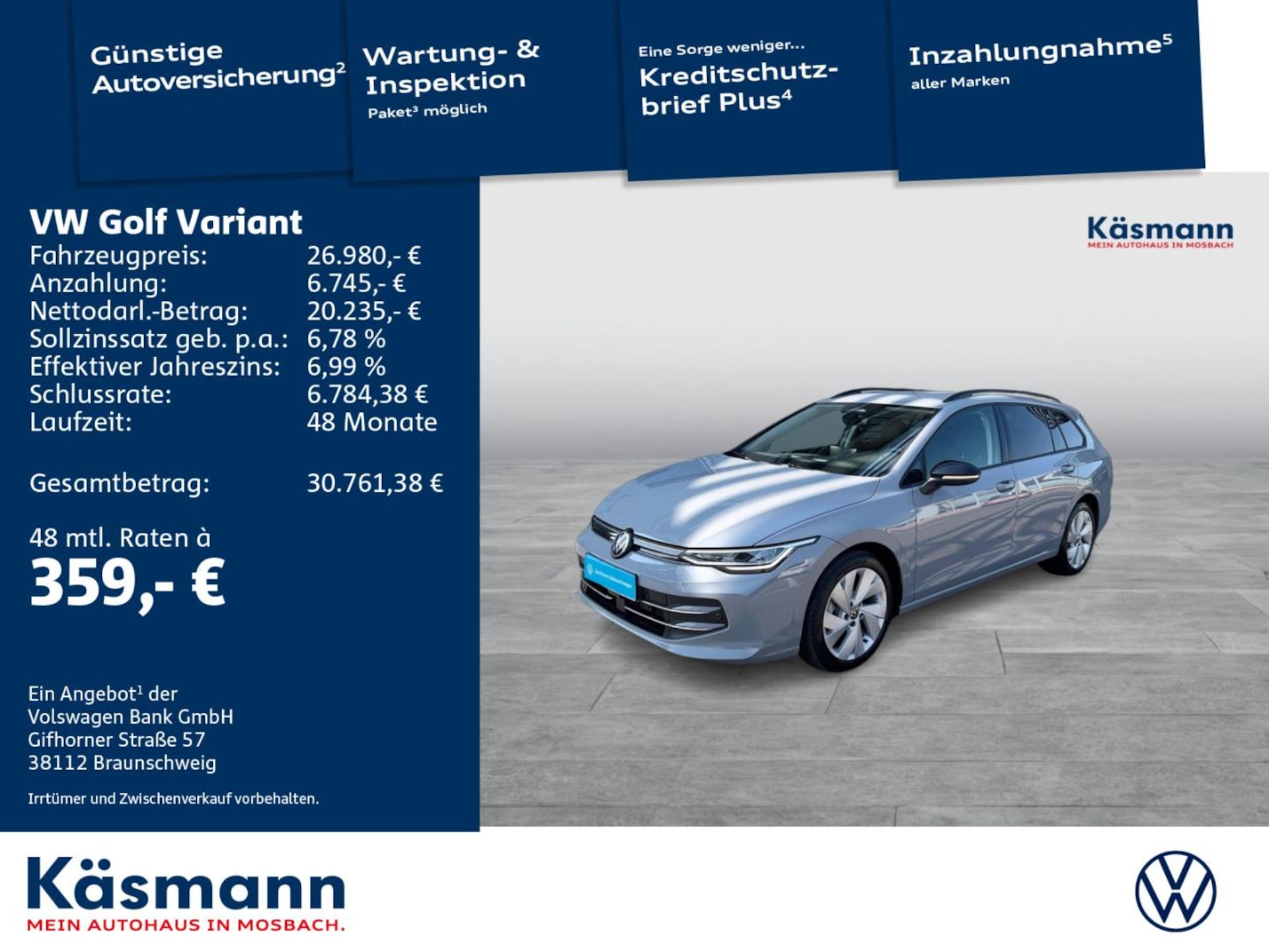 Volkswagen Golf Variant Goal