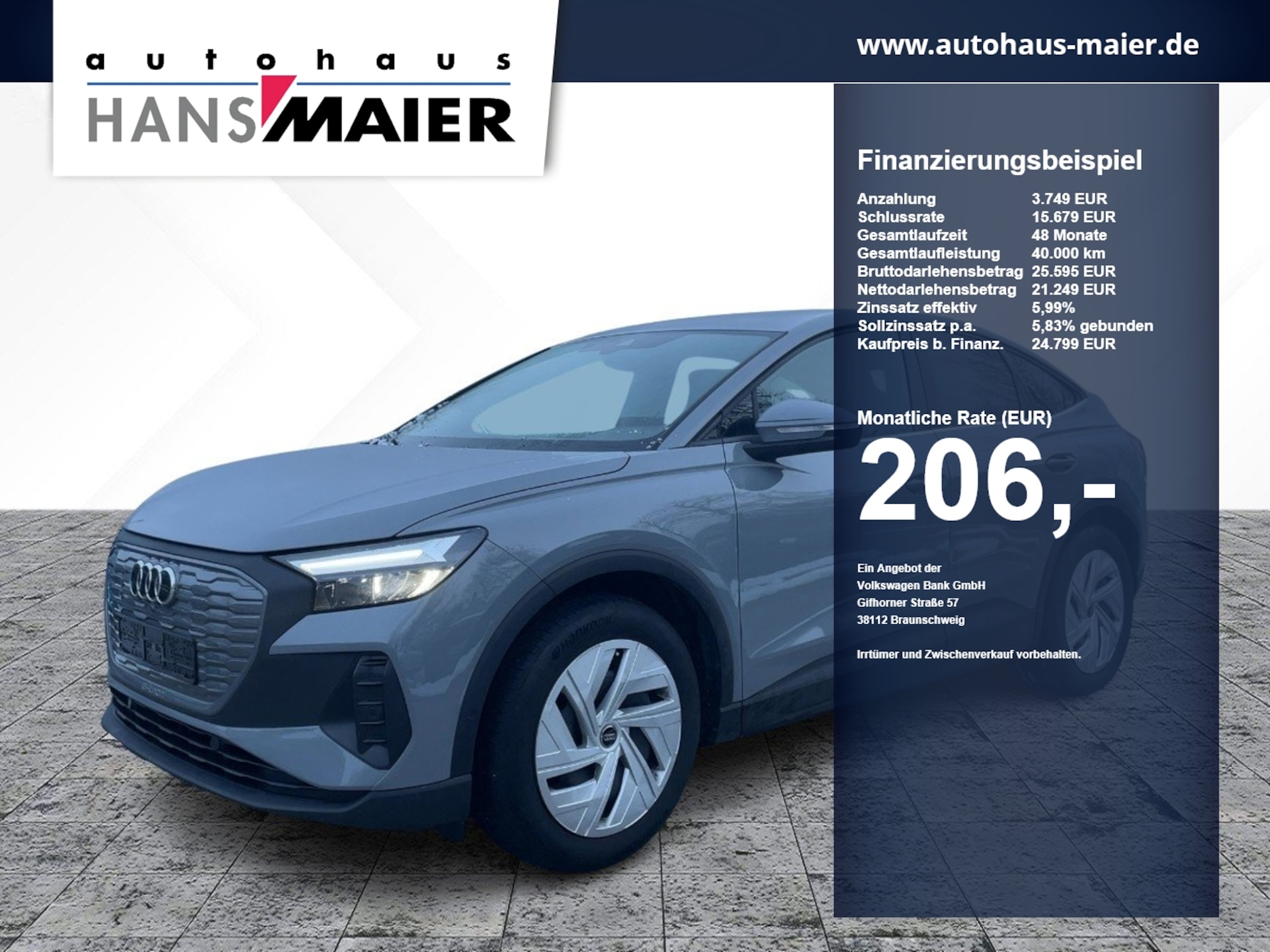 Audi Q4 Sportback e-tron