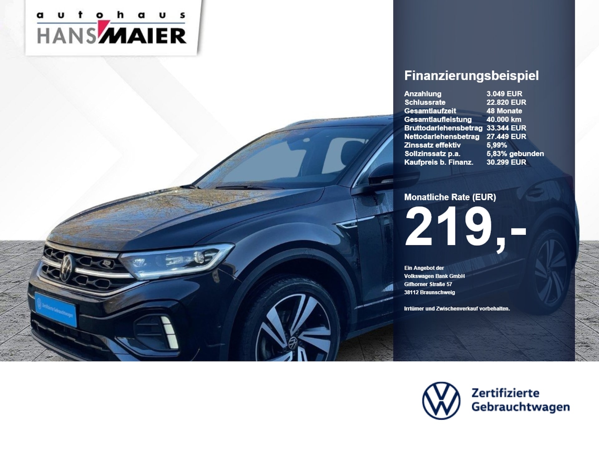 Volkswagen T-Roc R-Line