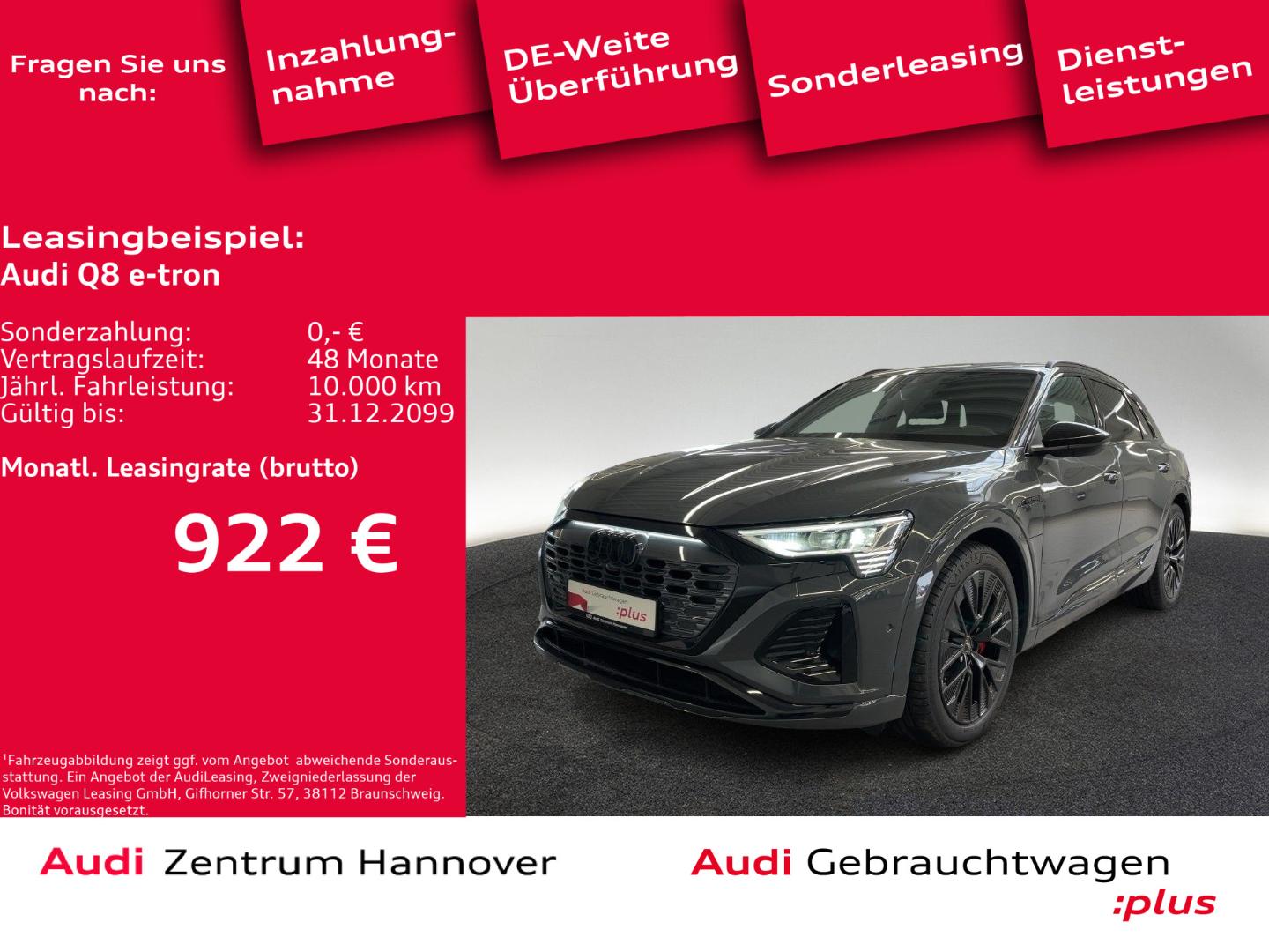 Image about Audi Q8 e-tron S line 55 e-tron quattro