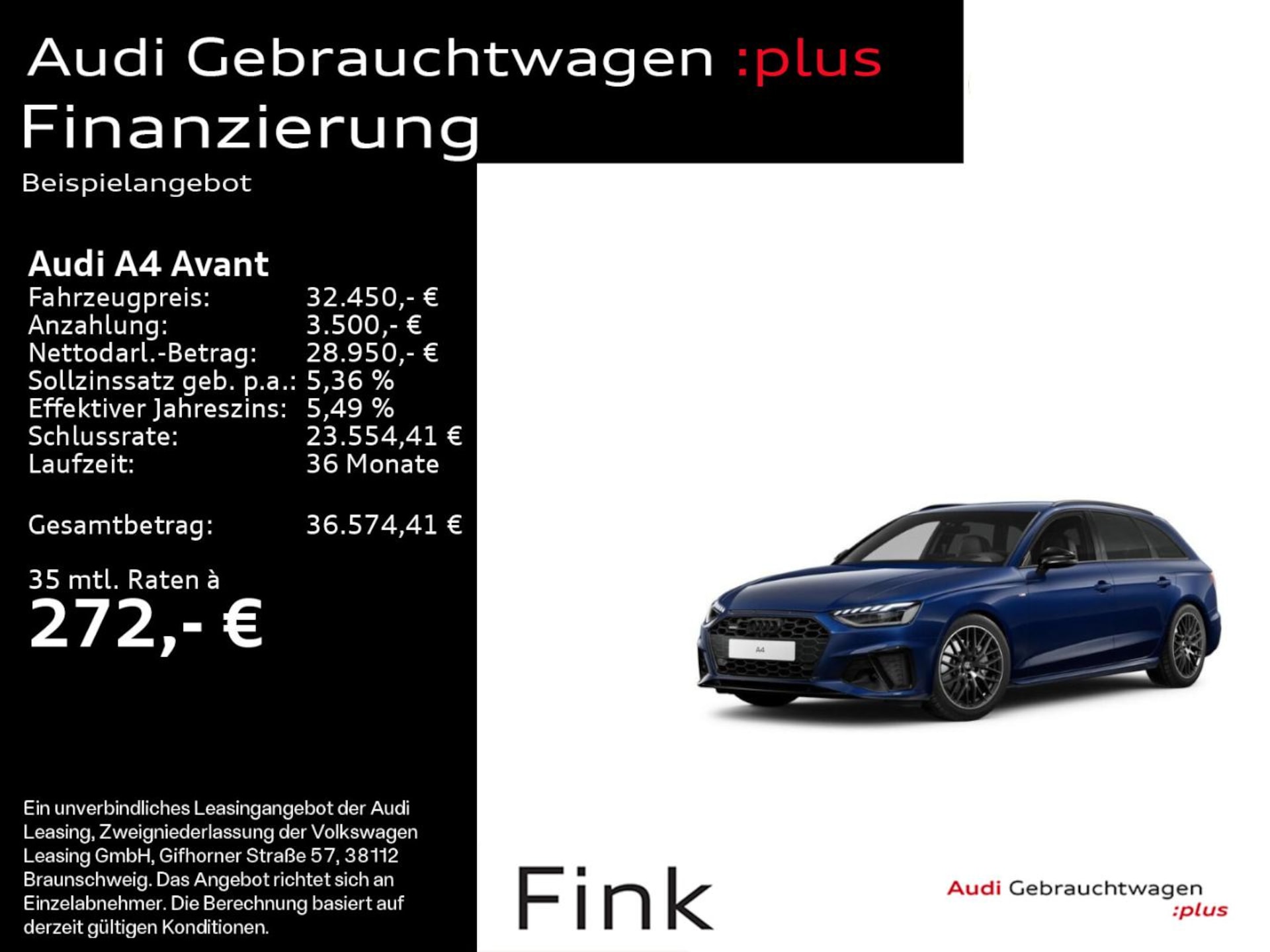 Audi A4 Avant S line
