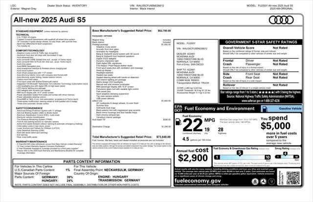 2025 Audi S5 Prestige
