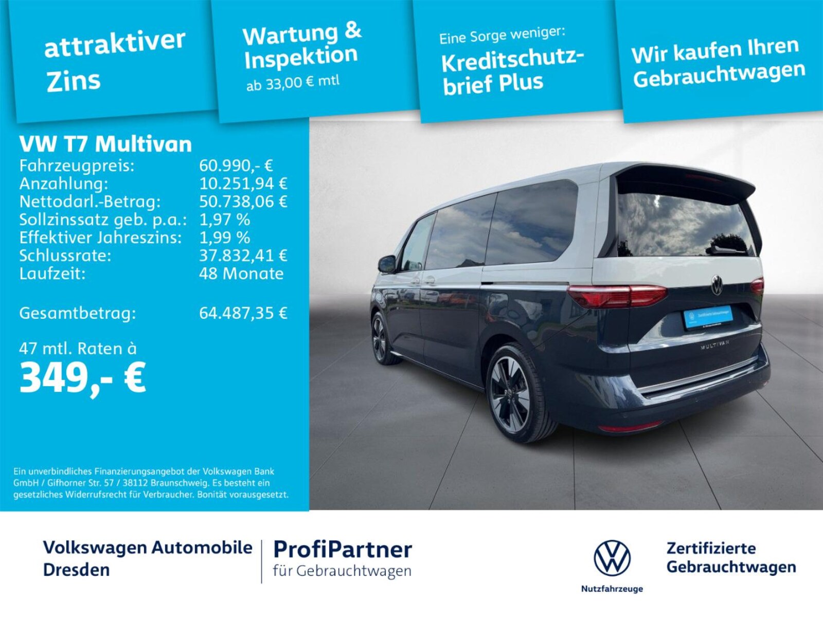 Volkswagen Multivan Langversion – Bild 2