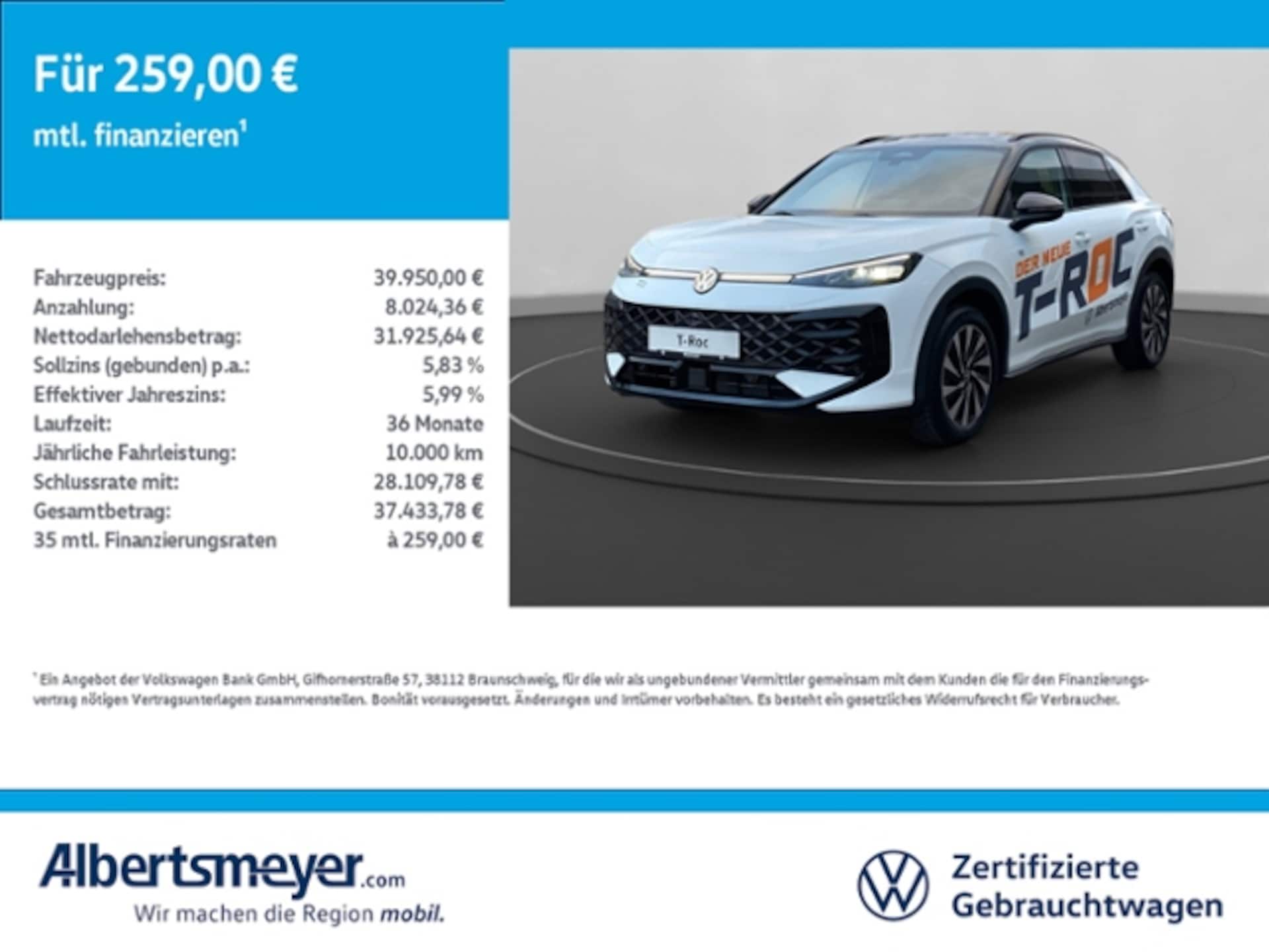 Volkswagen T-Roc R-Line