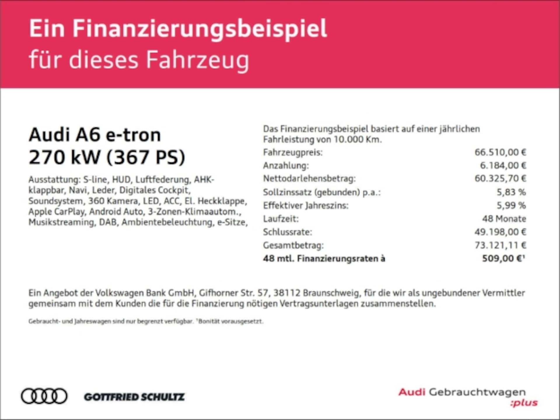 Audi A6 Sportback e-tron