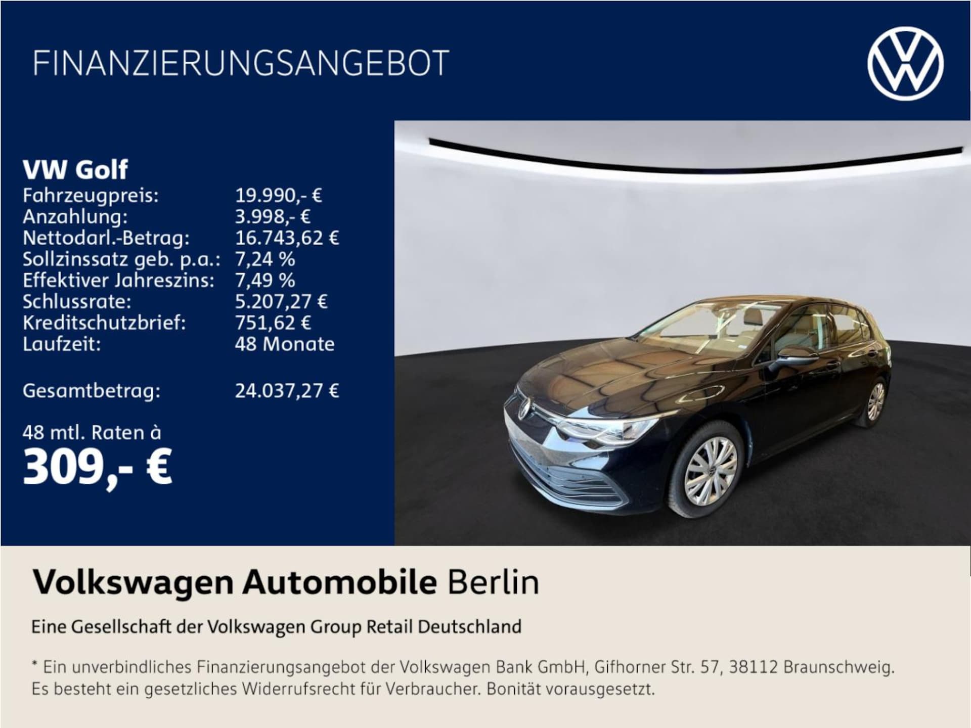 Volkswagen Golf Life