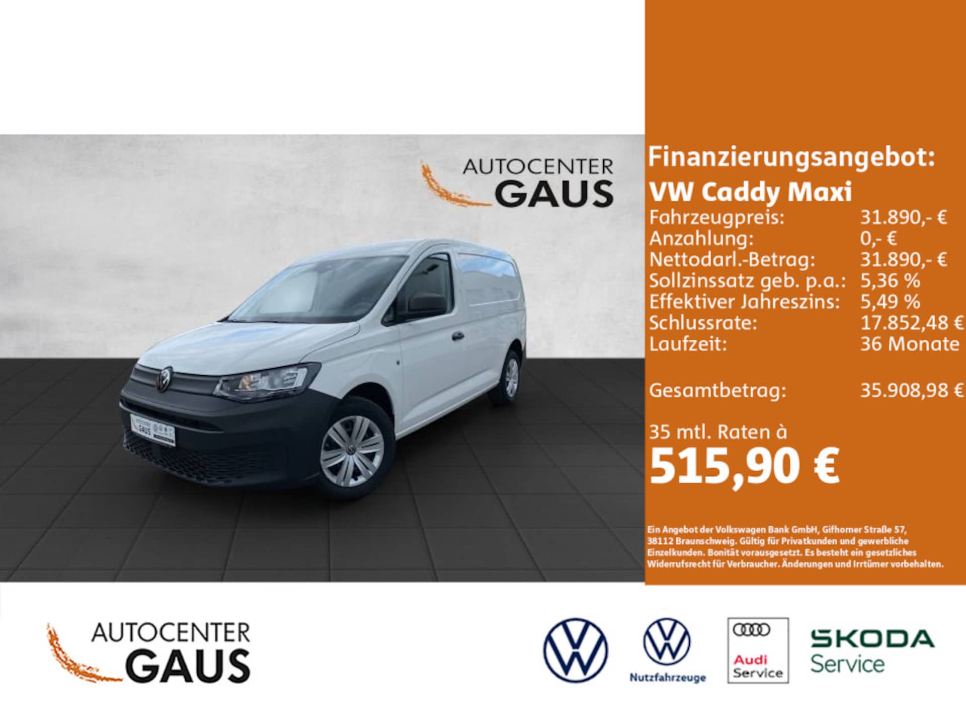 Volkswagen Caddy Maxi Cargo