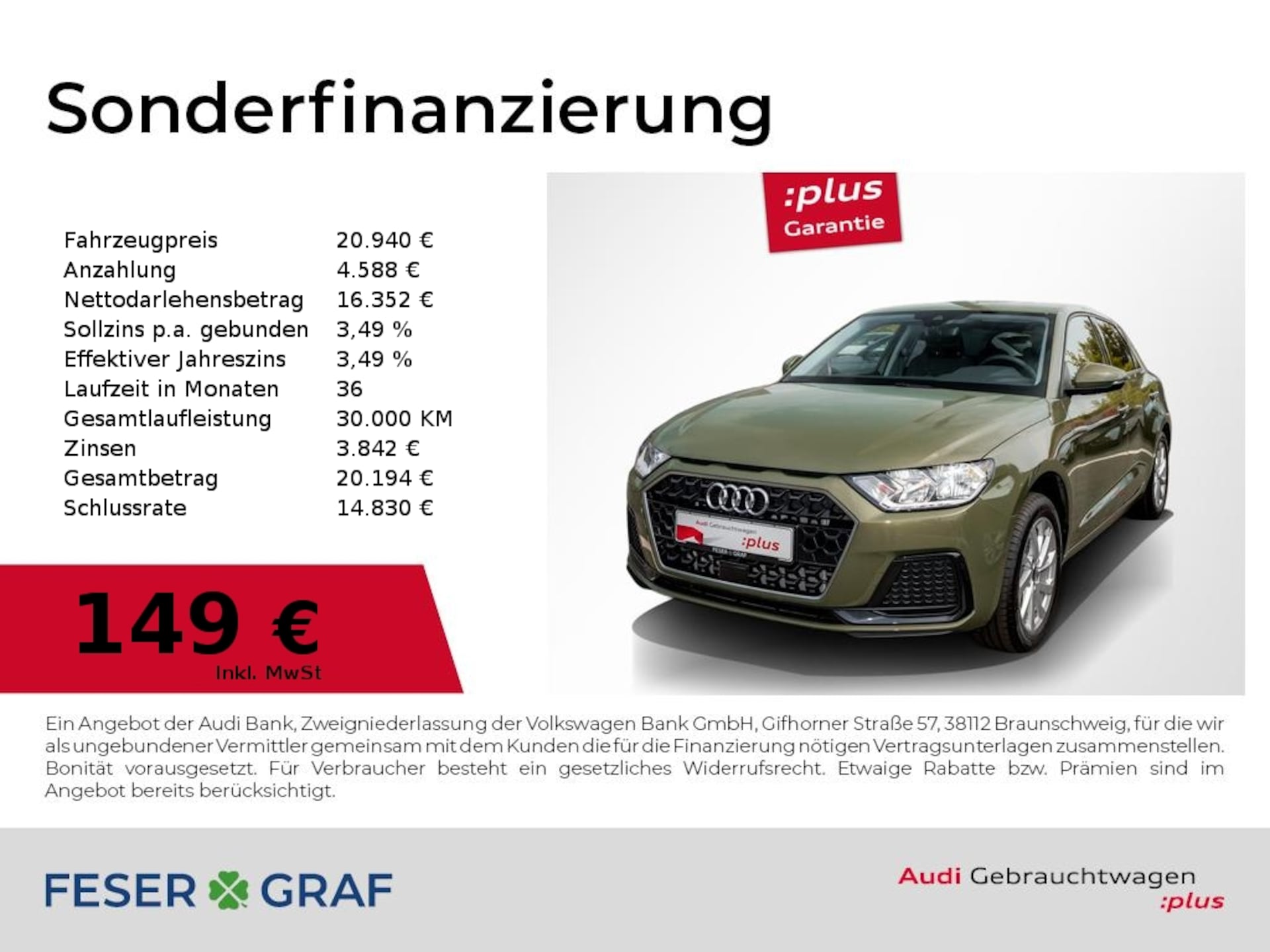 Audi A1 Sportback Advanced