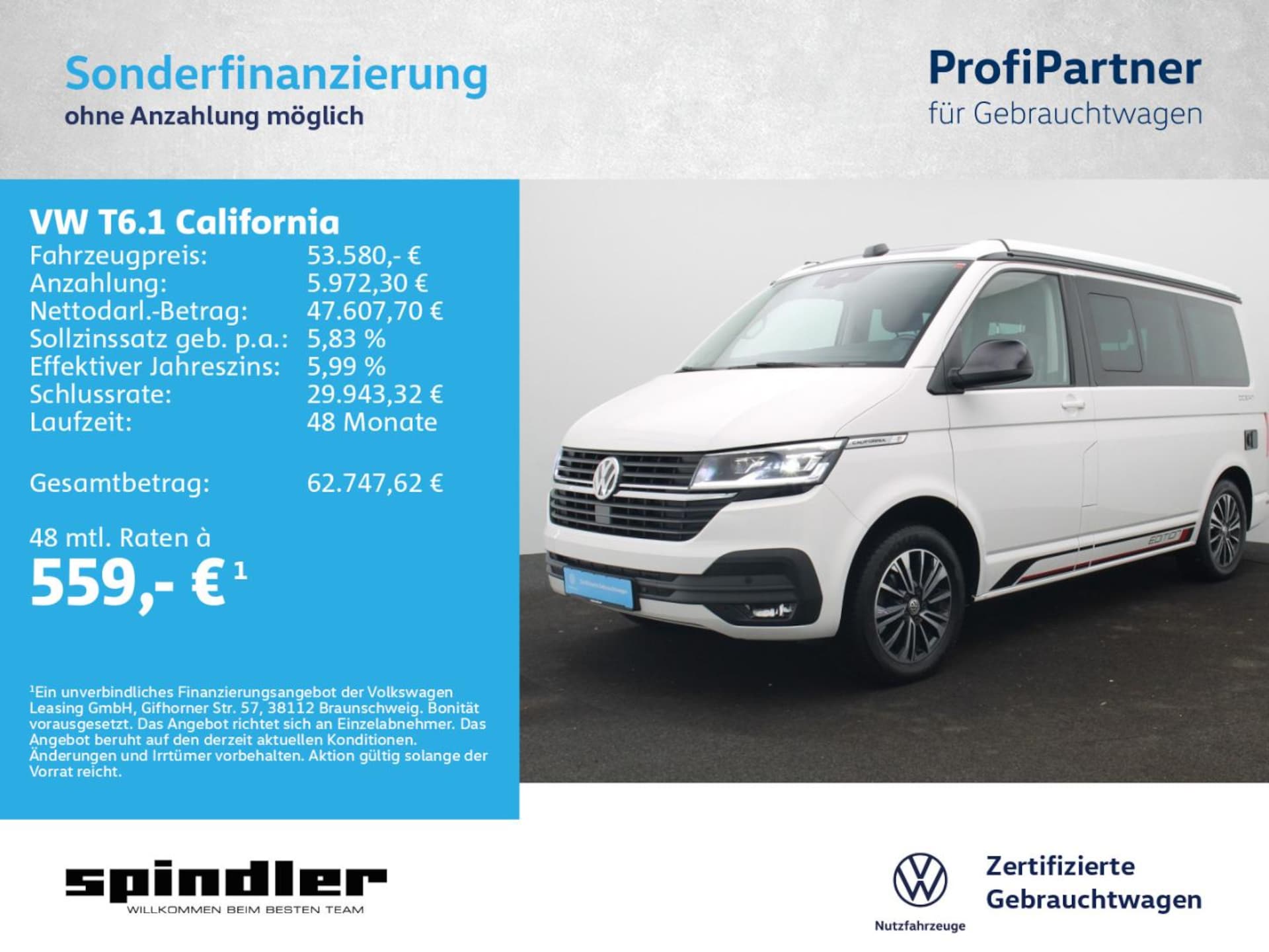 Volkswagen T6.1 California Ocean