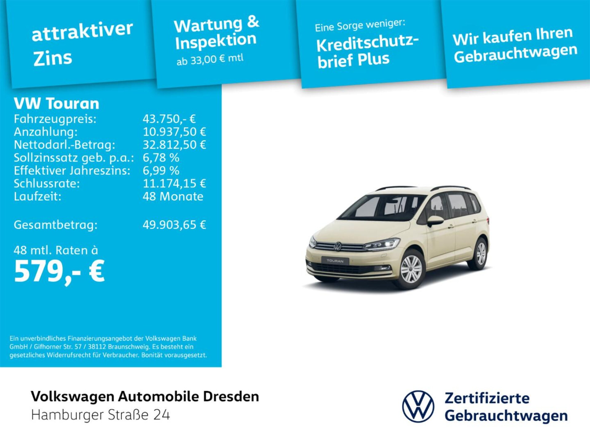 Volkswagen Touran Trendline