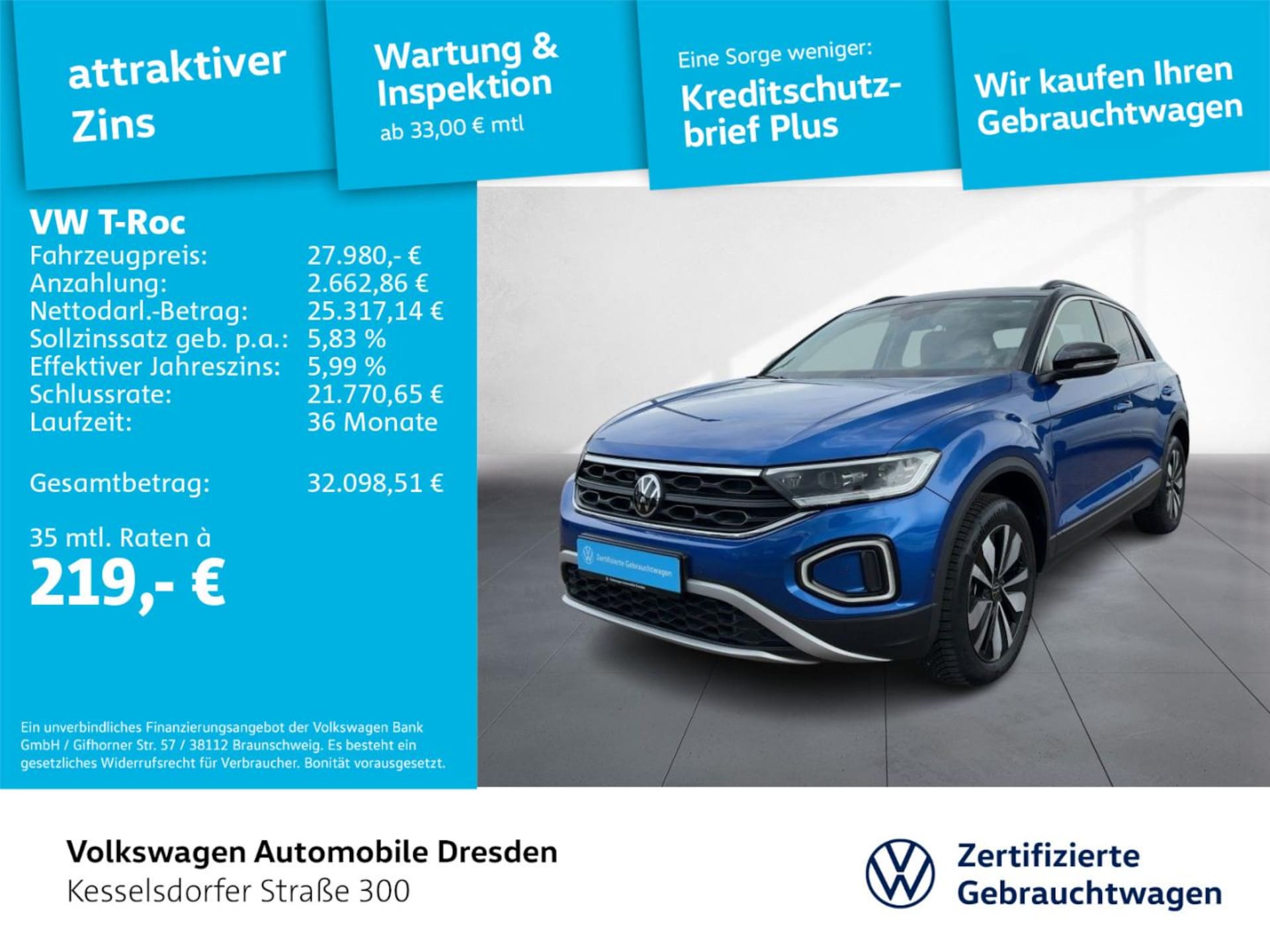 Volkswagen T-Roc Life