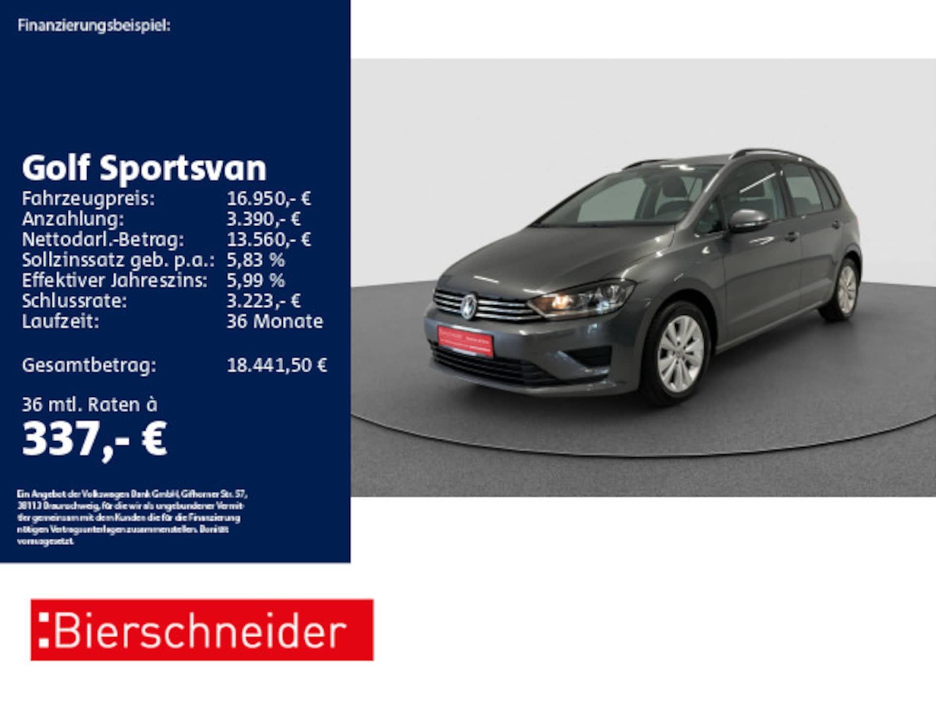 Volkswagen Golf Sportsvan Comfortline