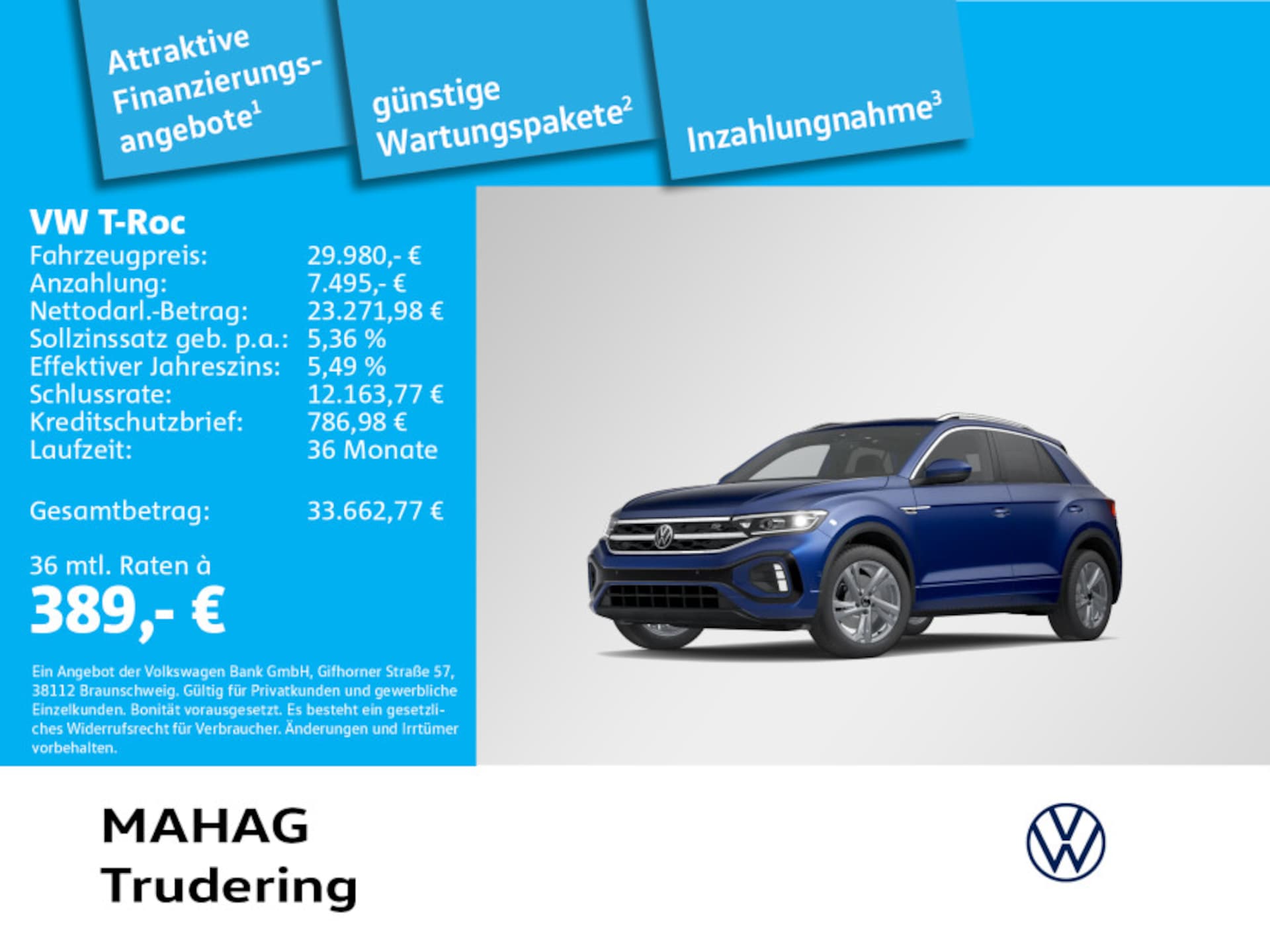 Volkswagen T-Roc R-Line