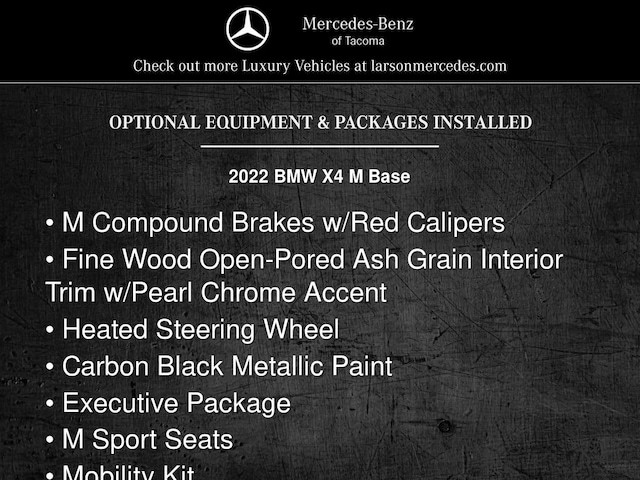 2022 BMW X4 M
