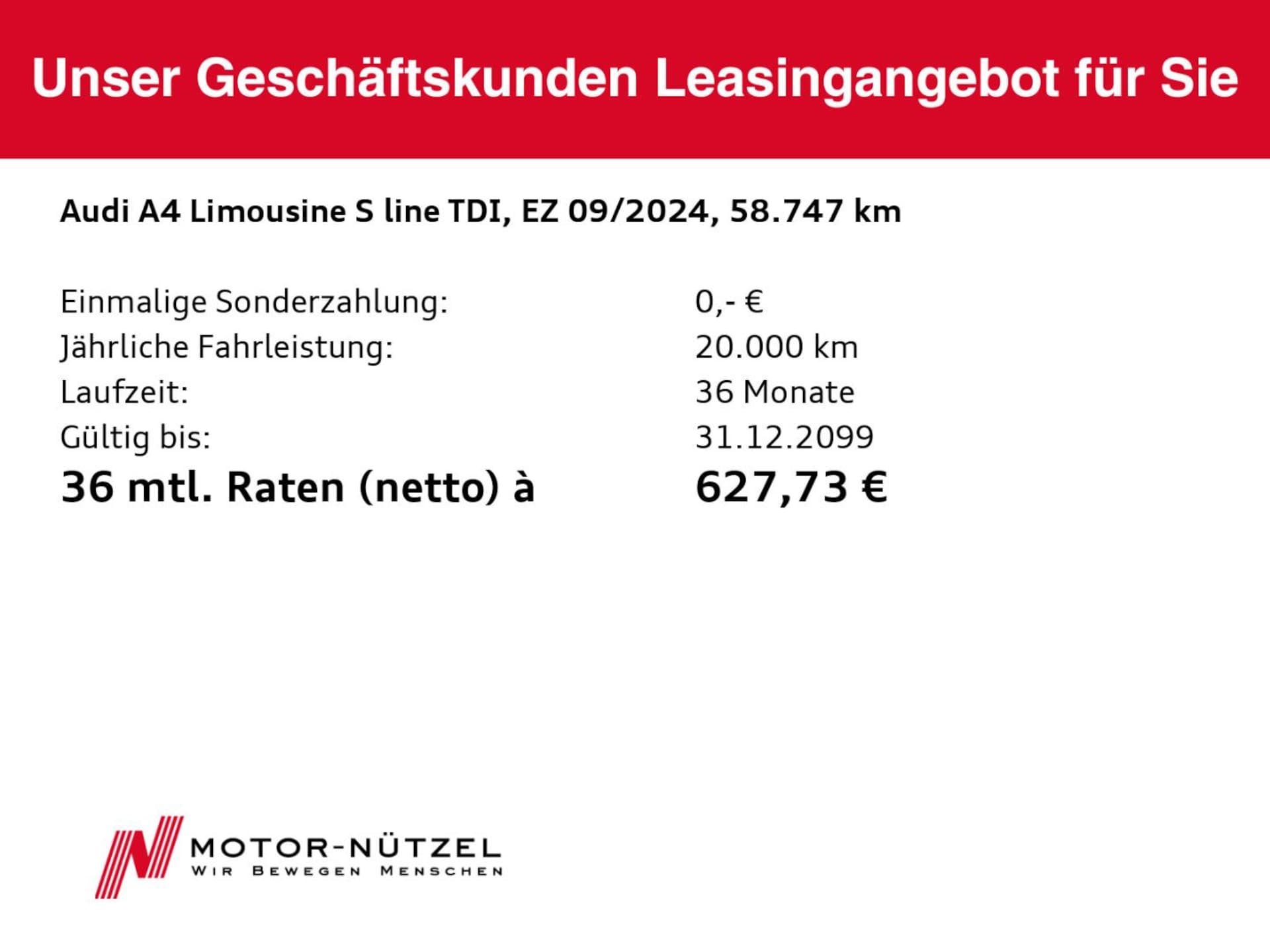 Audi A4 Limousine S line