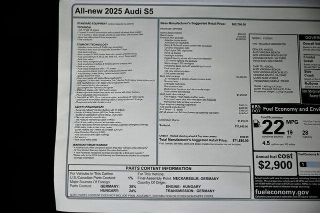2025 Audi S5 Premium Plus - Photo 39