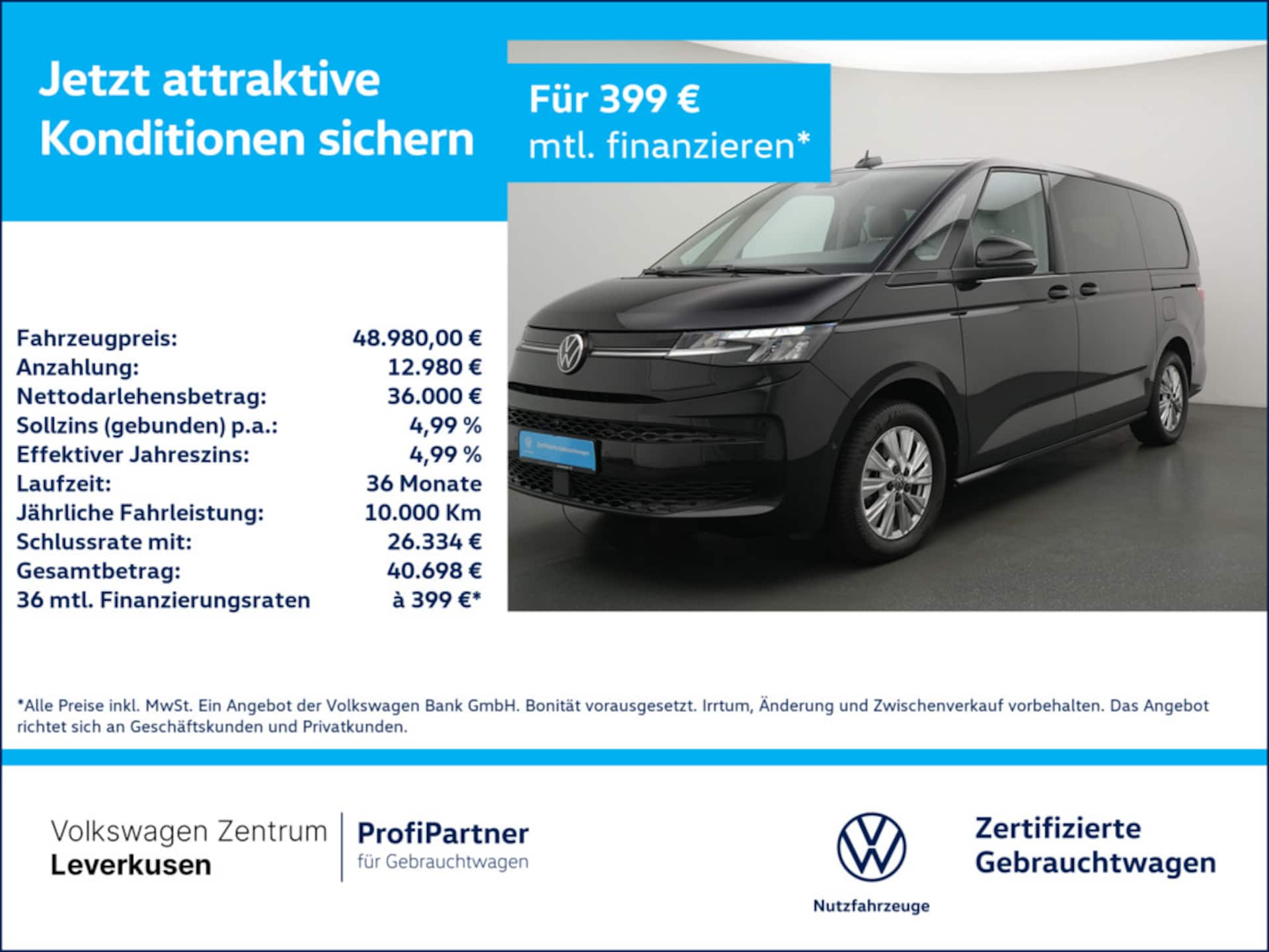 Volkswagen Multivan Langversion Life