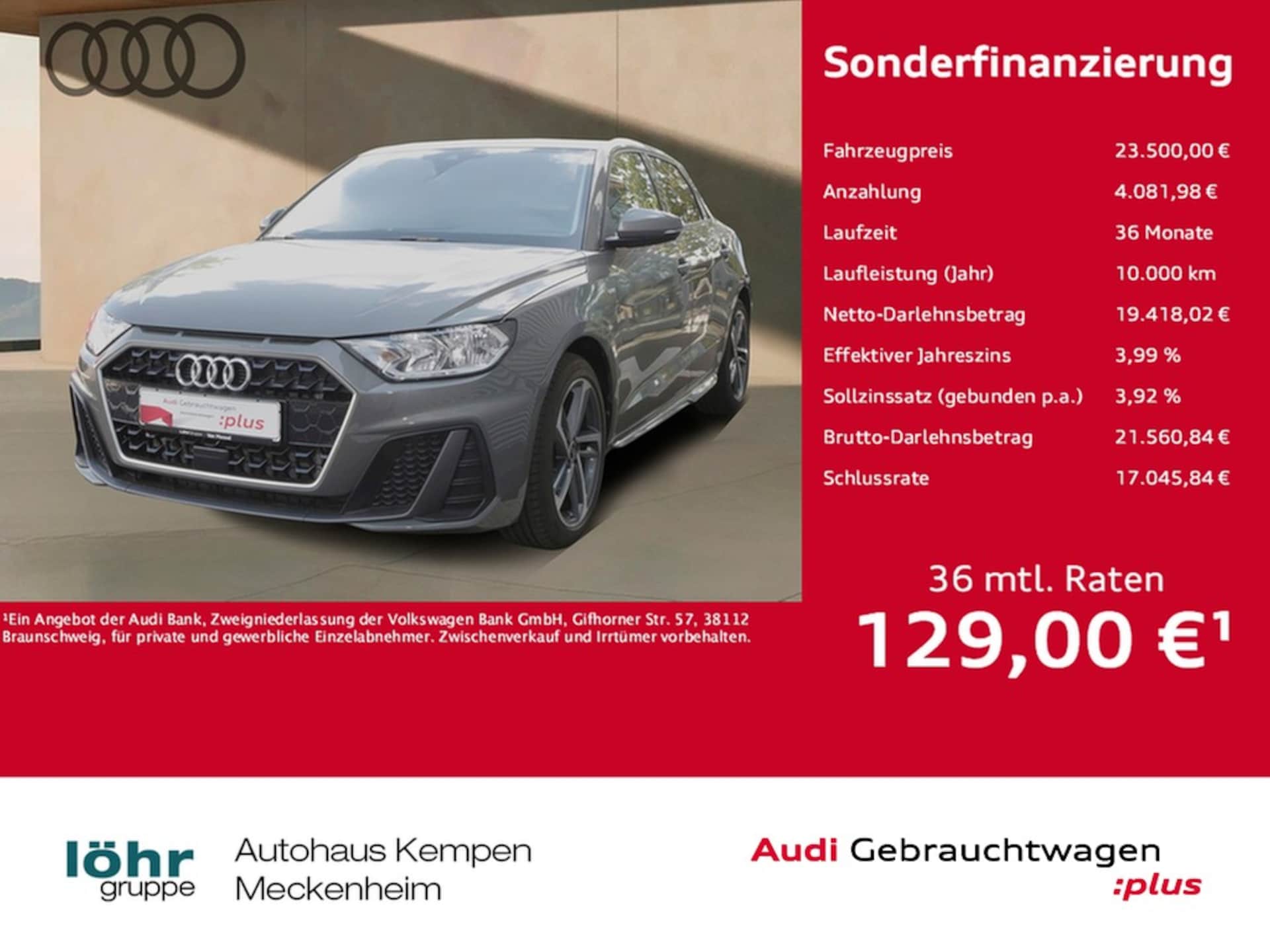 Audi A1 Sportback S line
