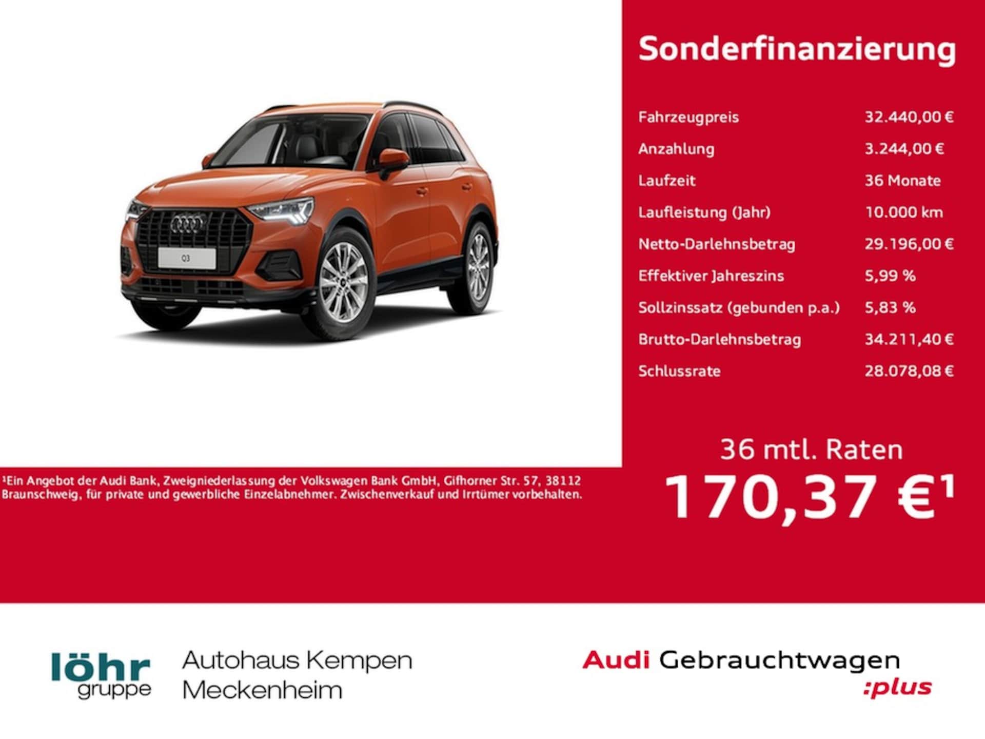 Audi Q3 SUV advanced